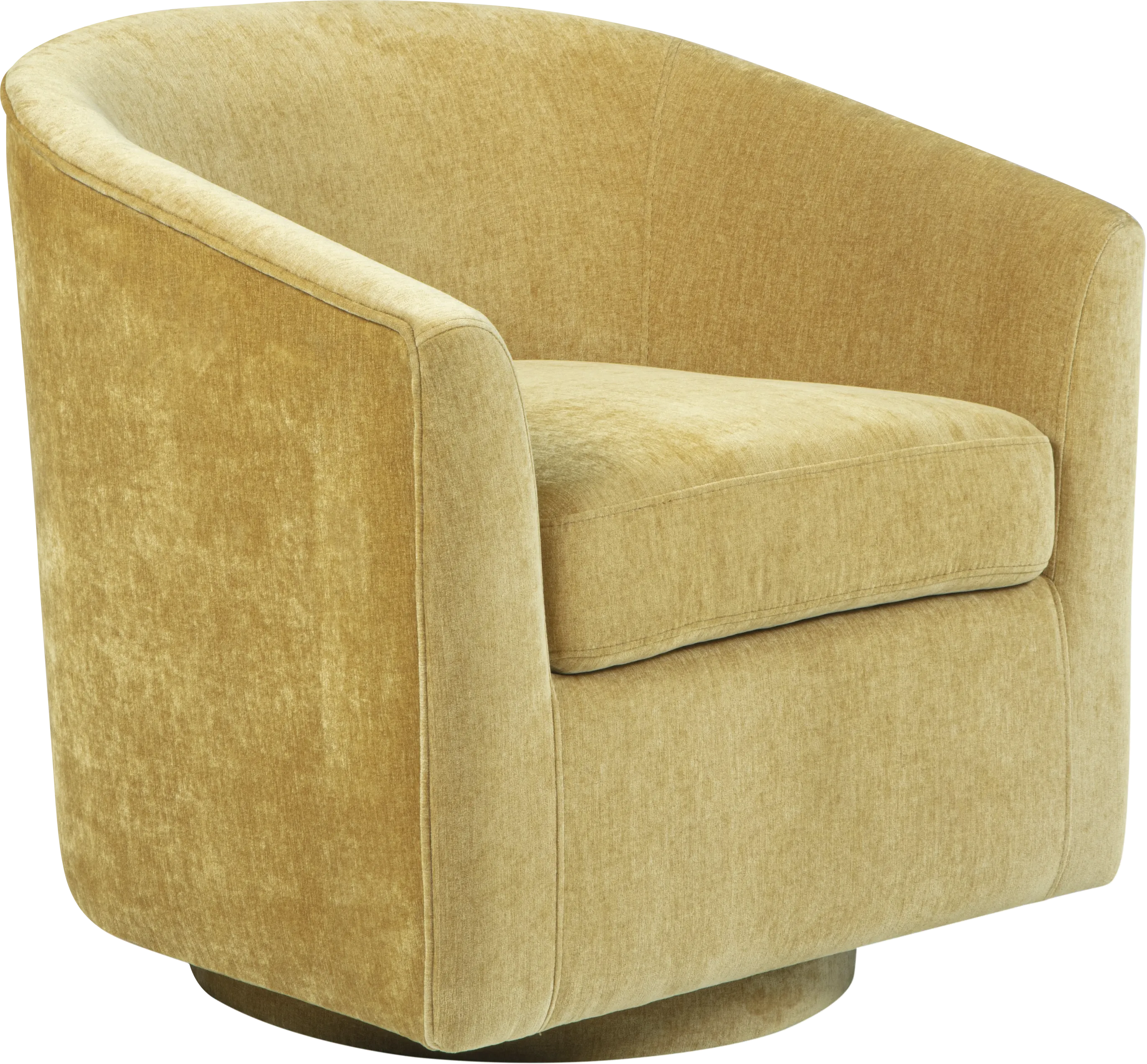 Mikaela Sunflower Swivel Accent Chair - Thumbnail - Image 1
