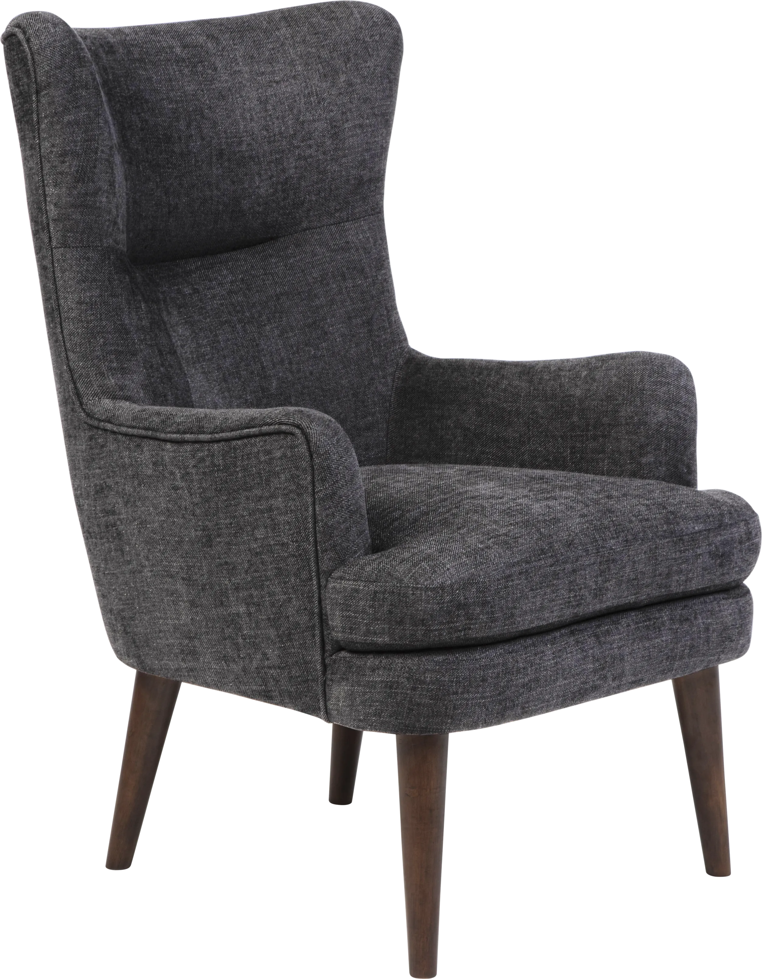 Devlin Black Accent Chair - Thumbnail - Image 1