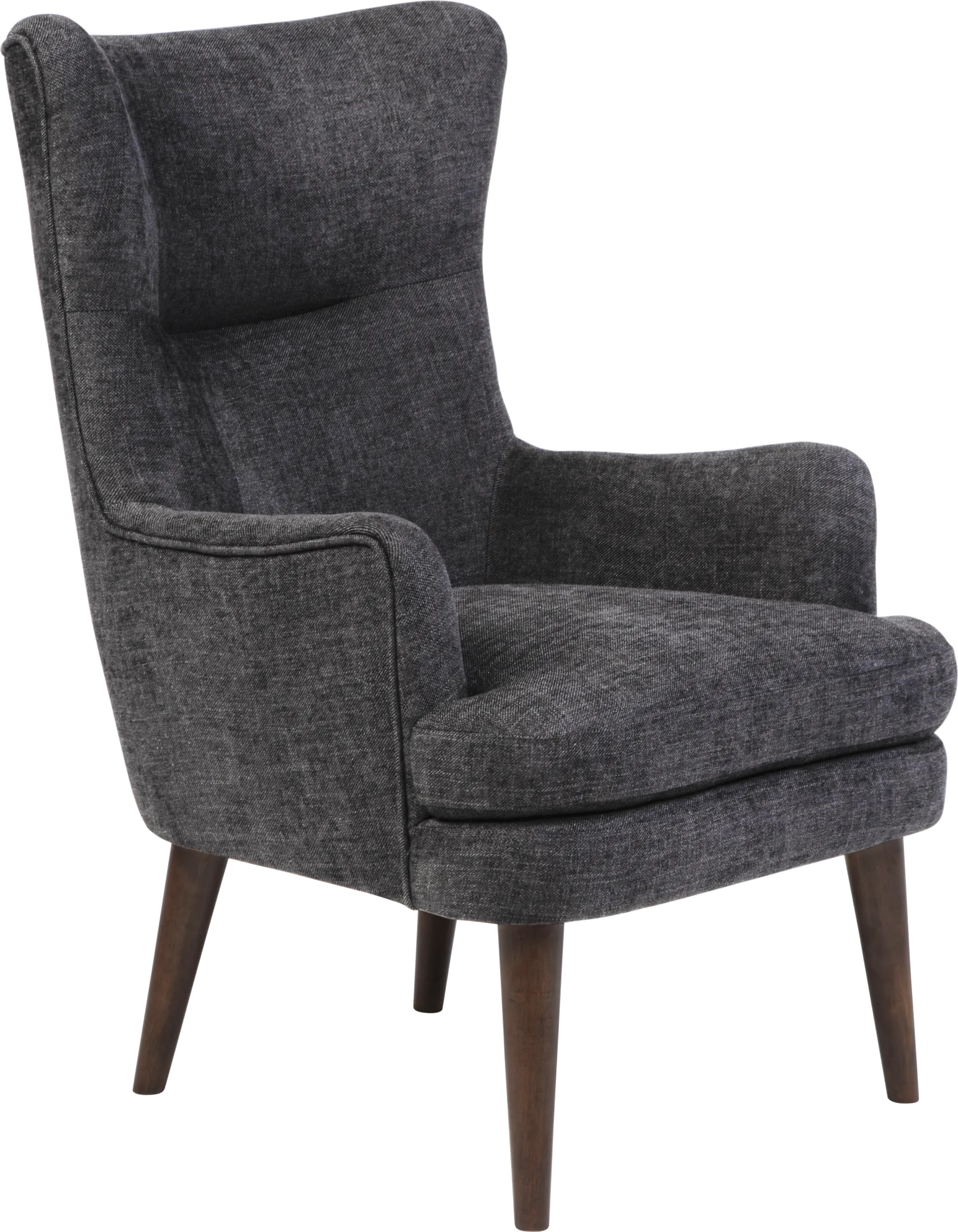 Devlin Black Accent Chair - Image 1