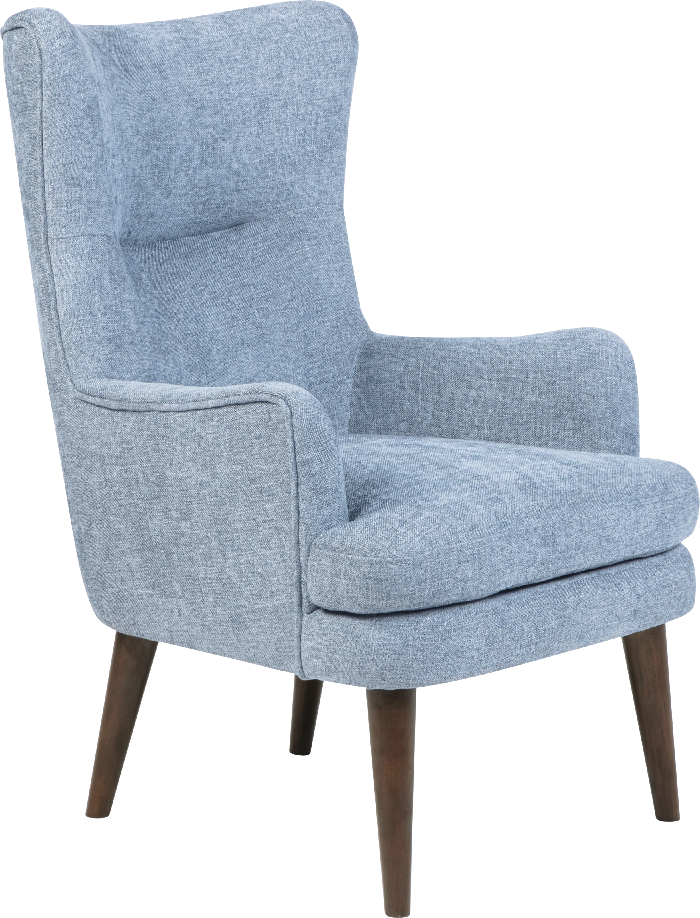 Devlin Blue Accent Chair - Thumbnail - Image 1