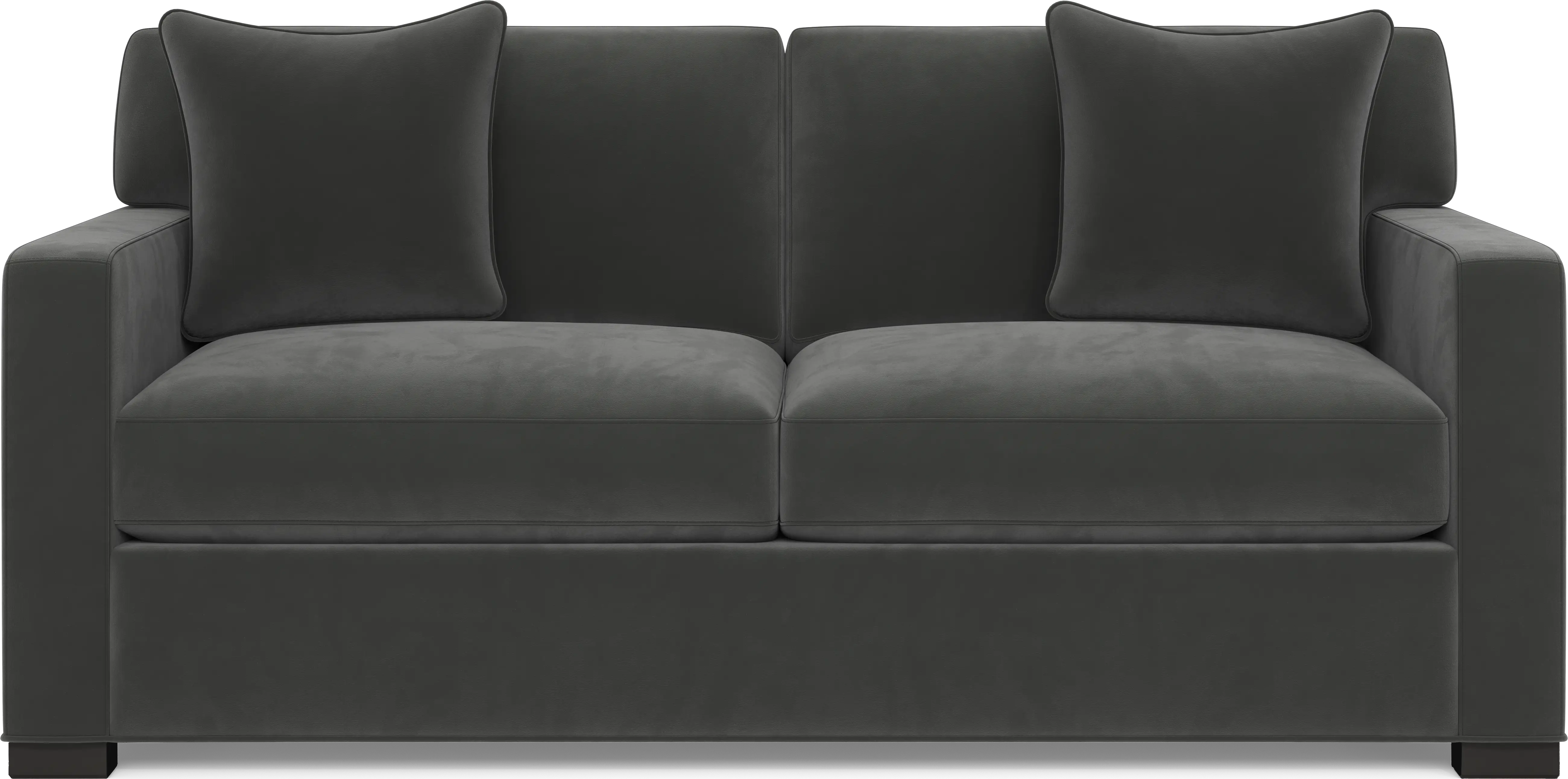Harmonie Gunmetal Apartment Gel Foam Sleeper Sofa - Image 1