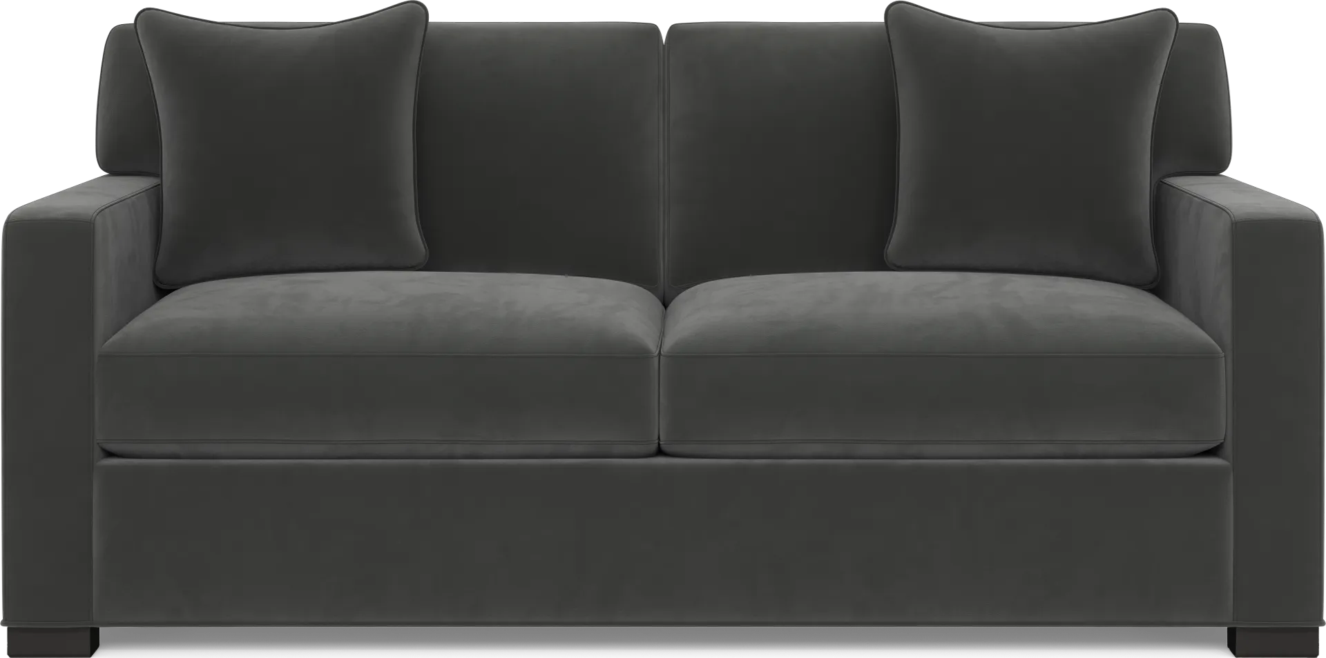 Harmonie Gunmetal Apartment Gel Foam Sleeper Sofa - Image 1