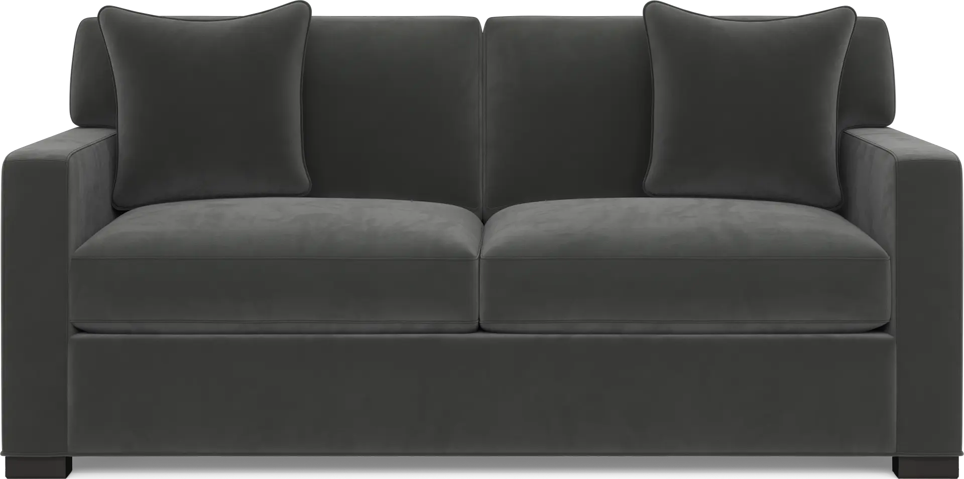 Harmonie Gunmetal Apartment Sleeper Sofa