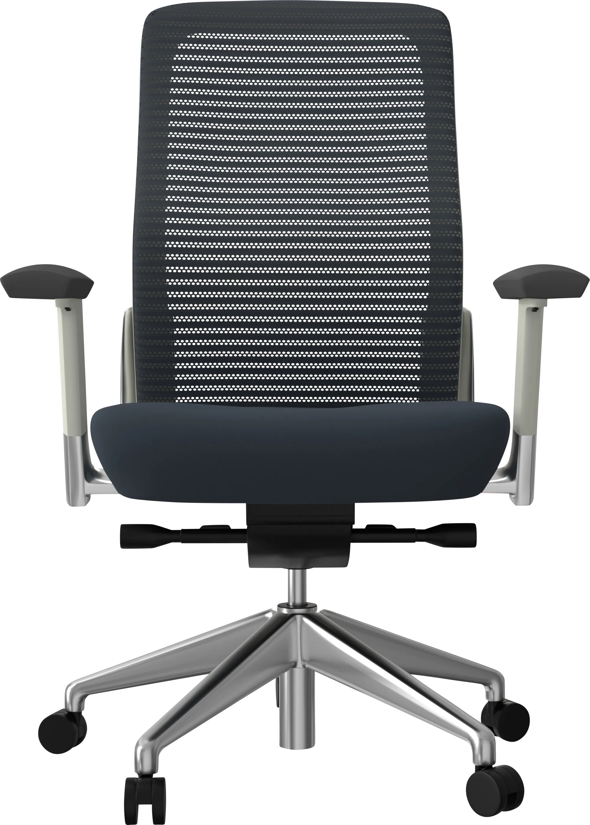 Sasira Gray/White Office Chair - Image 1