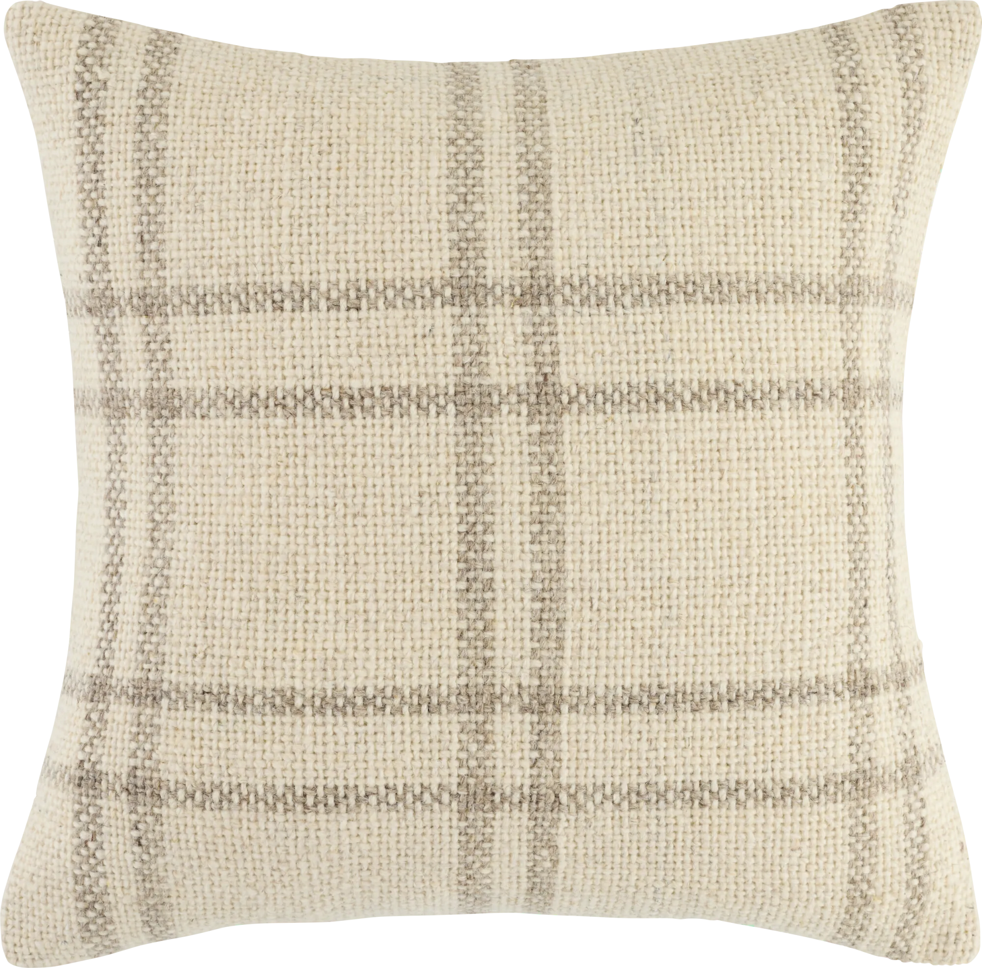 Acova Beige Accent Pillow - Thumbnail - Image 1