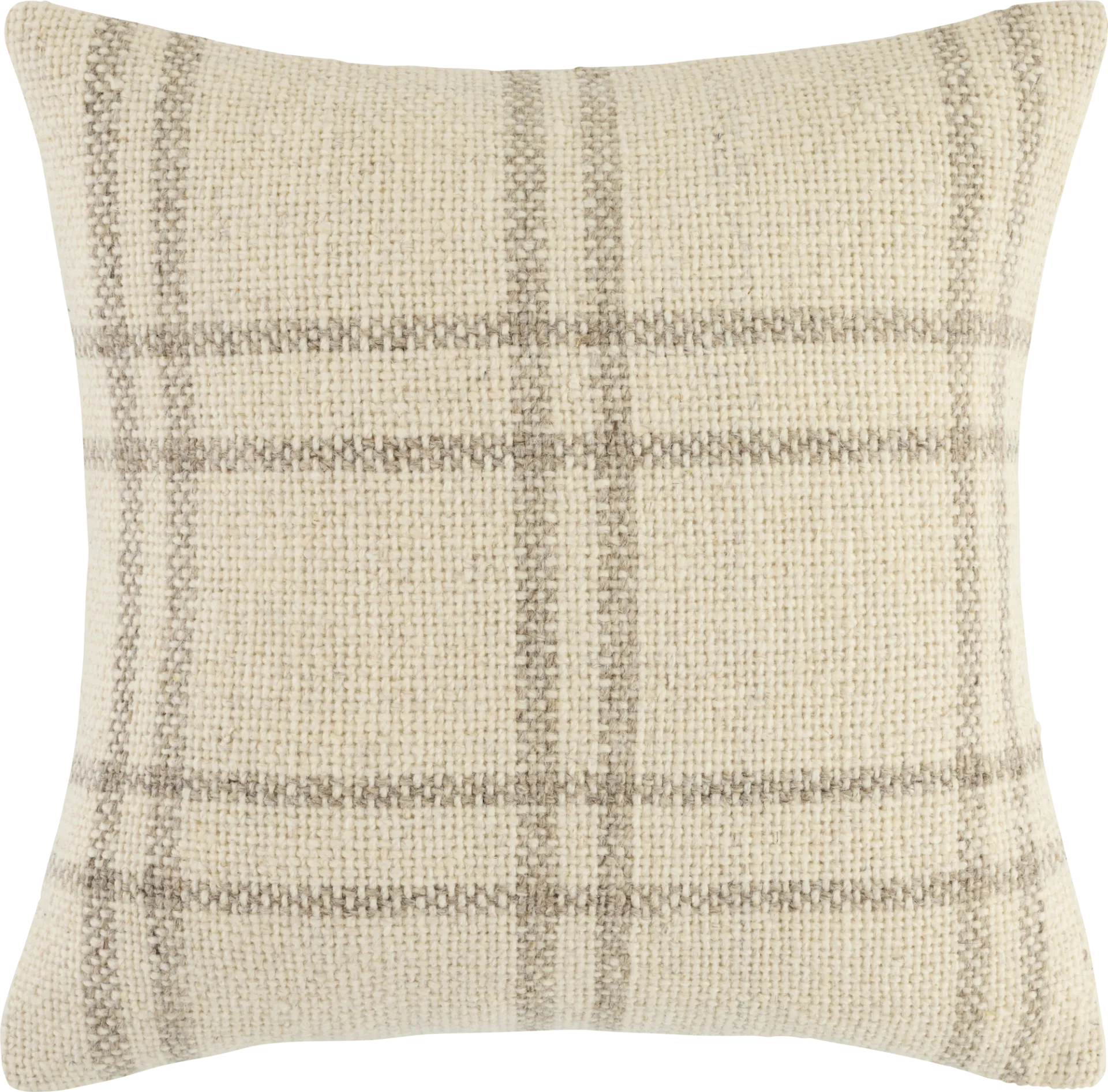 Acova Beige Accent Pillow - Image 1