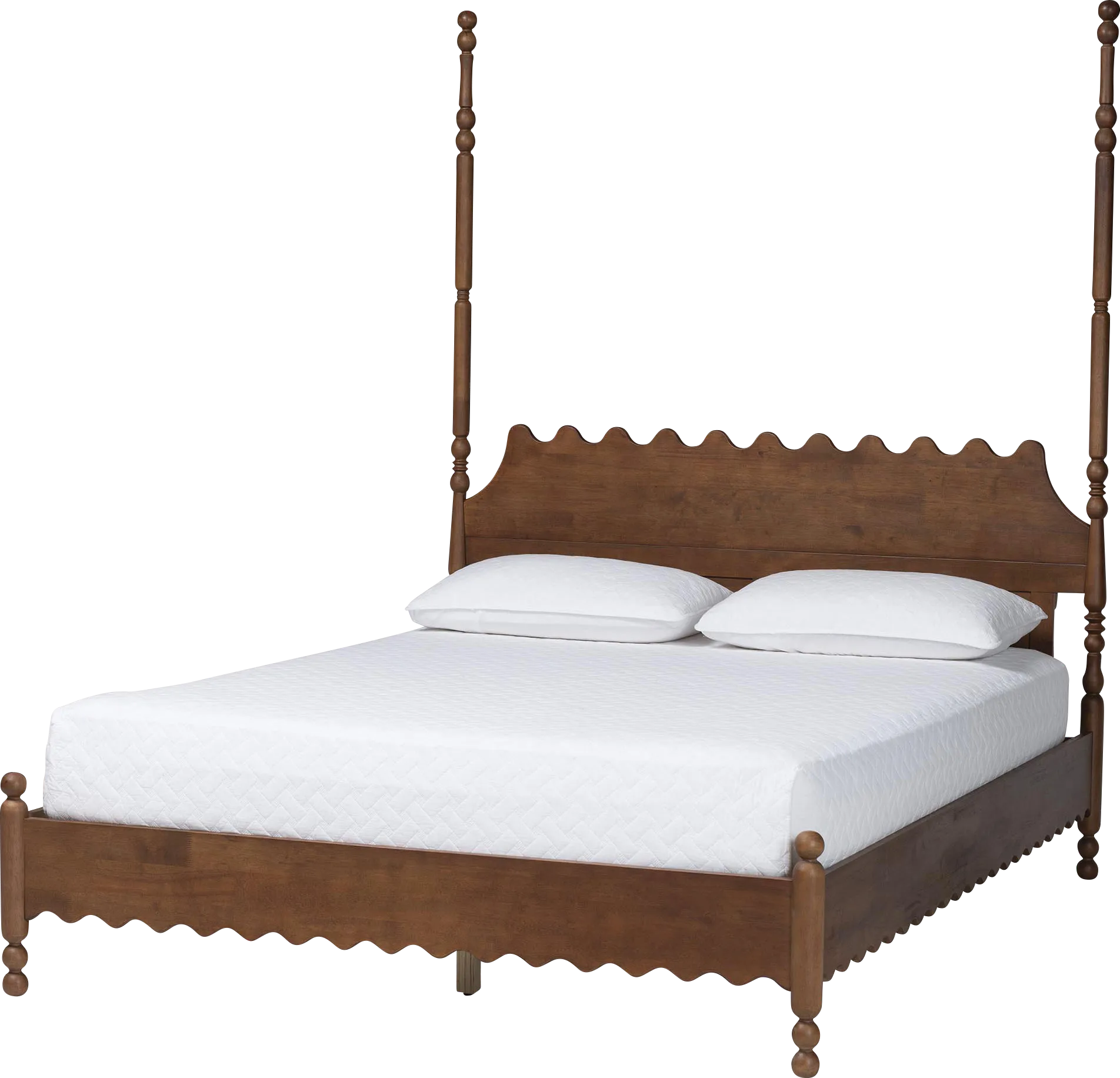 Amlai Brown Queen Platform Bed - Image 1