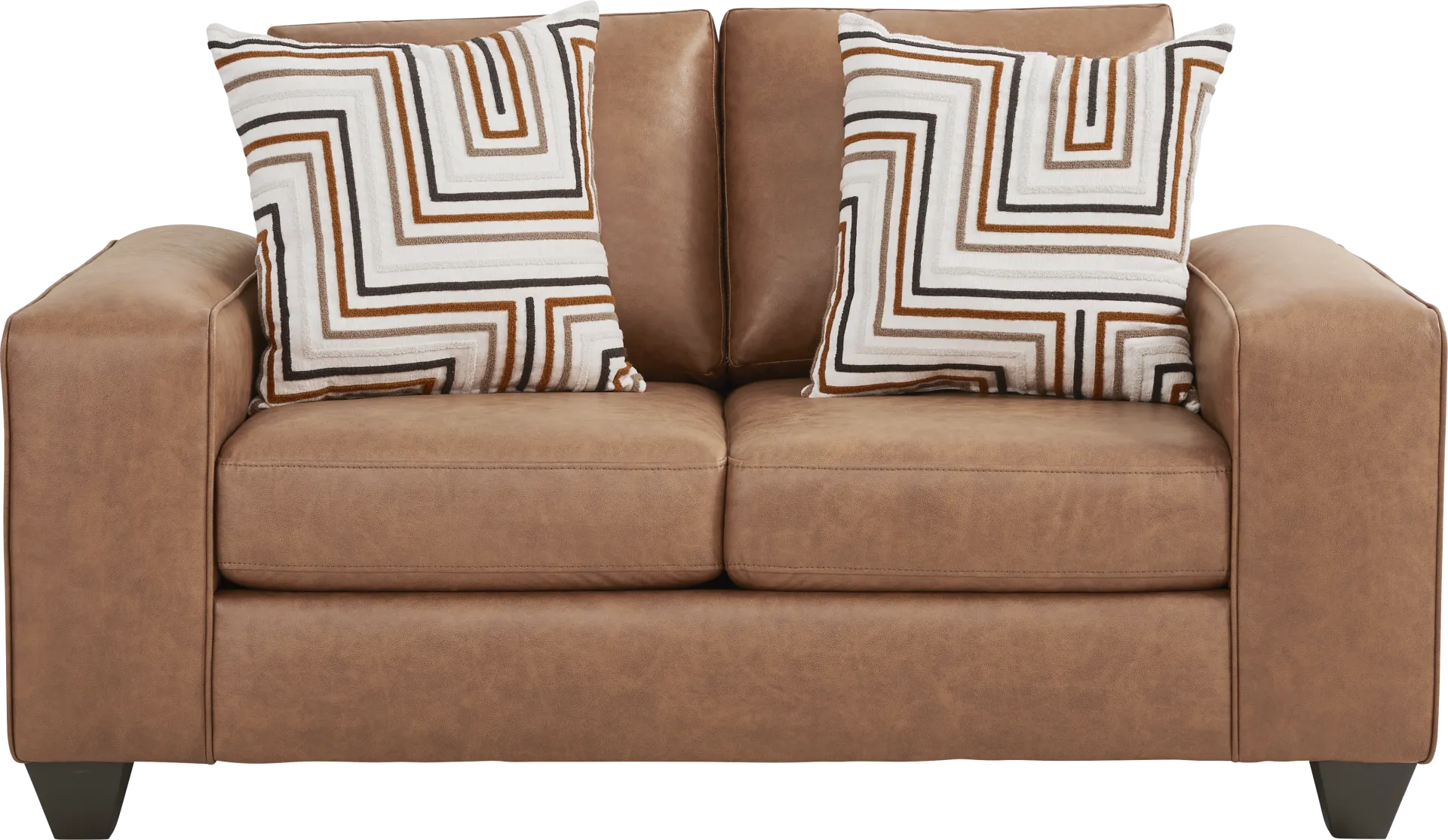 Westcott Brown Loveseat - Image 1