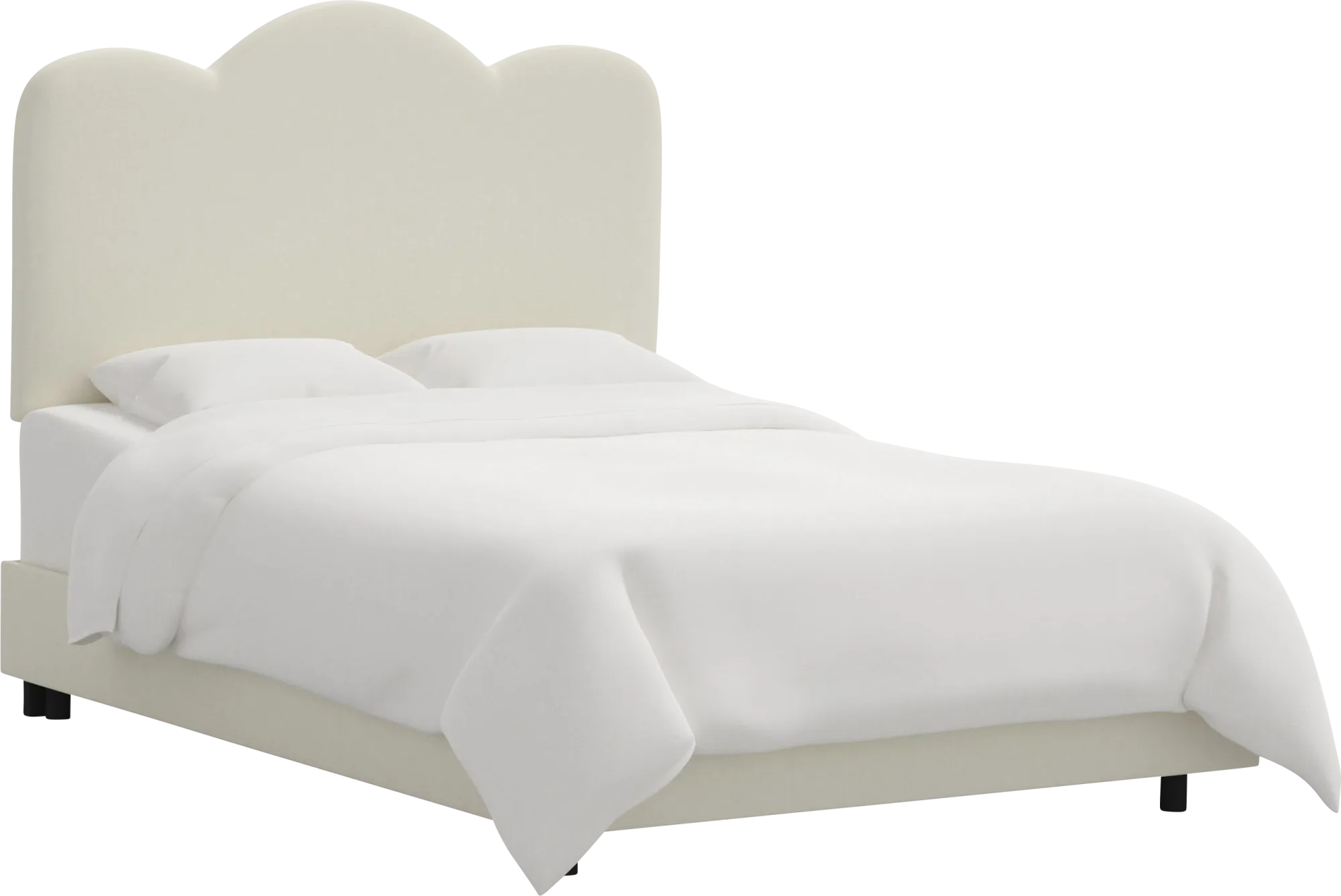 Ahunai White California King Bed - Image 1