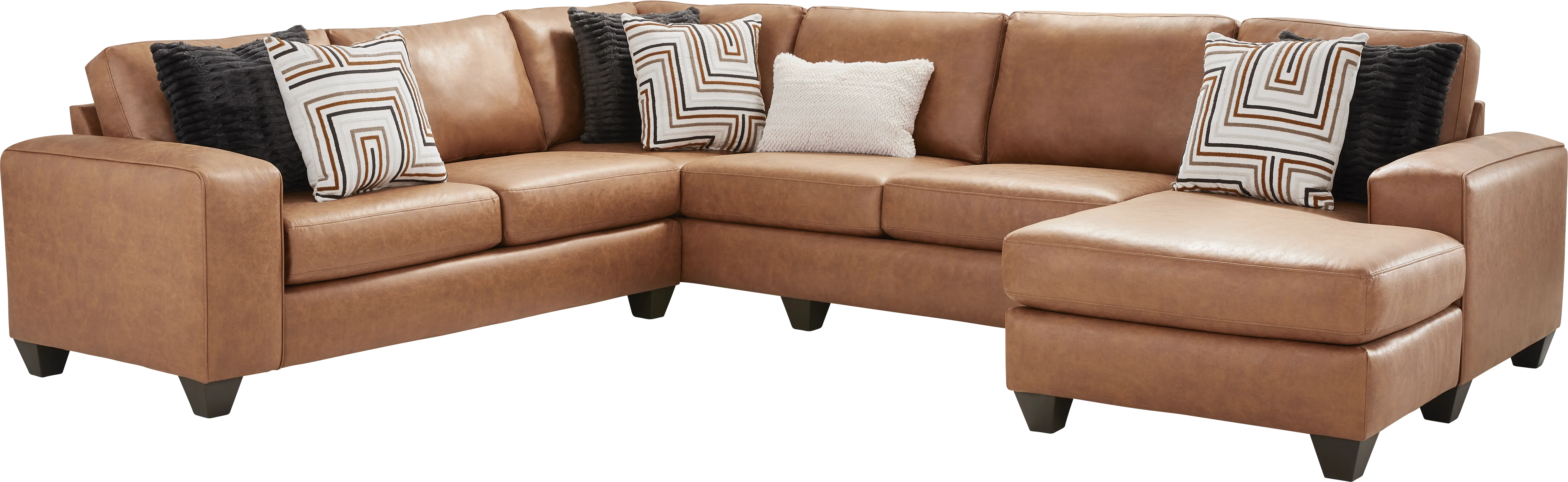 Westcott Brown 3 Pc Sectional - Image 2