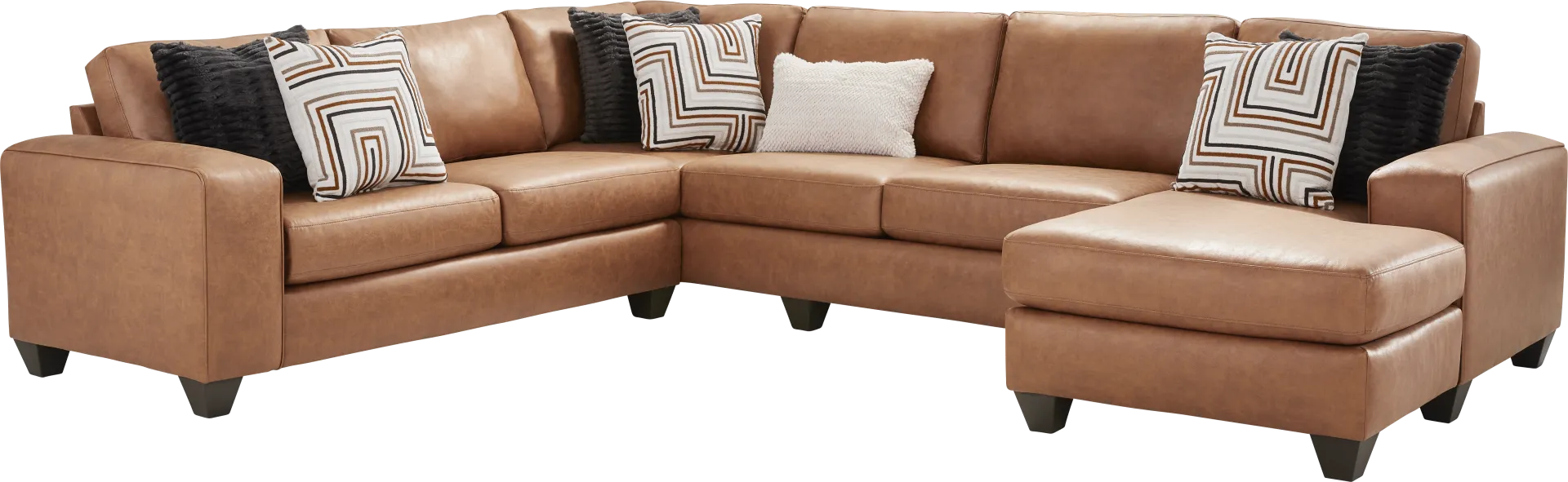 Westcott Brown 3 Pc Sectional - Image 2