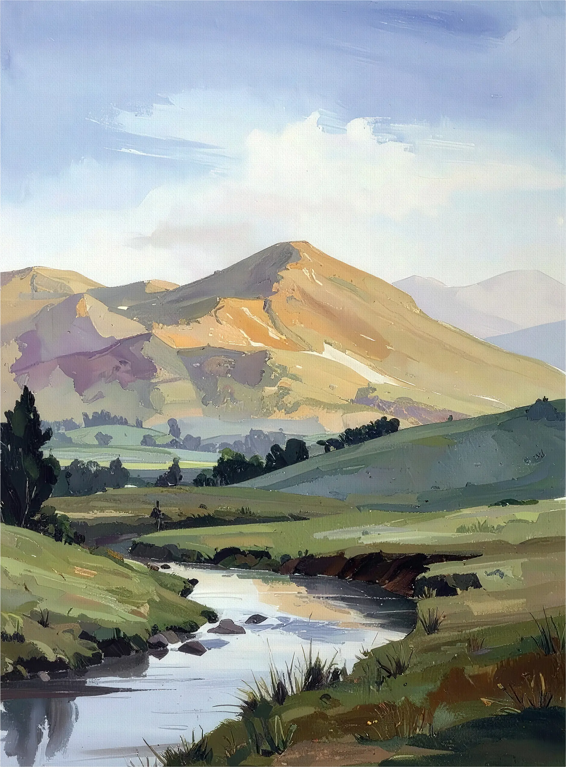 Down The Valley Multi Artowrk
