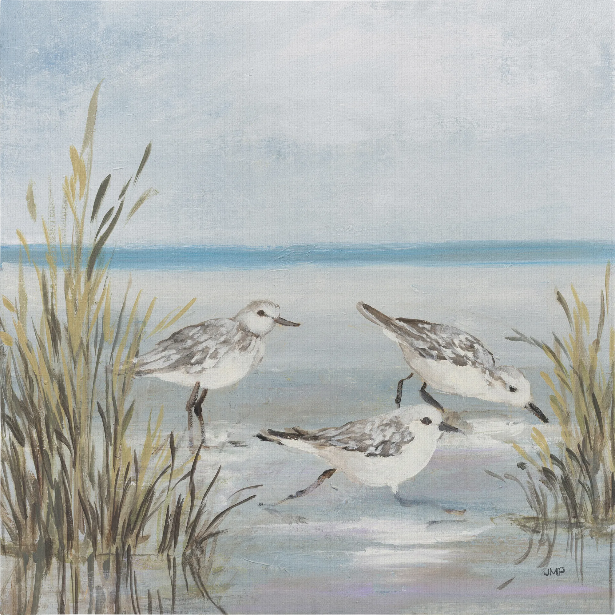Birds On The Beach Multi Artwork - Image 1
