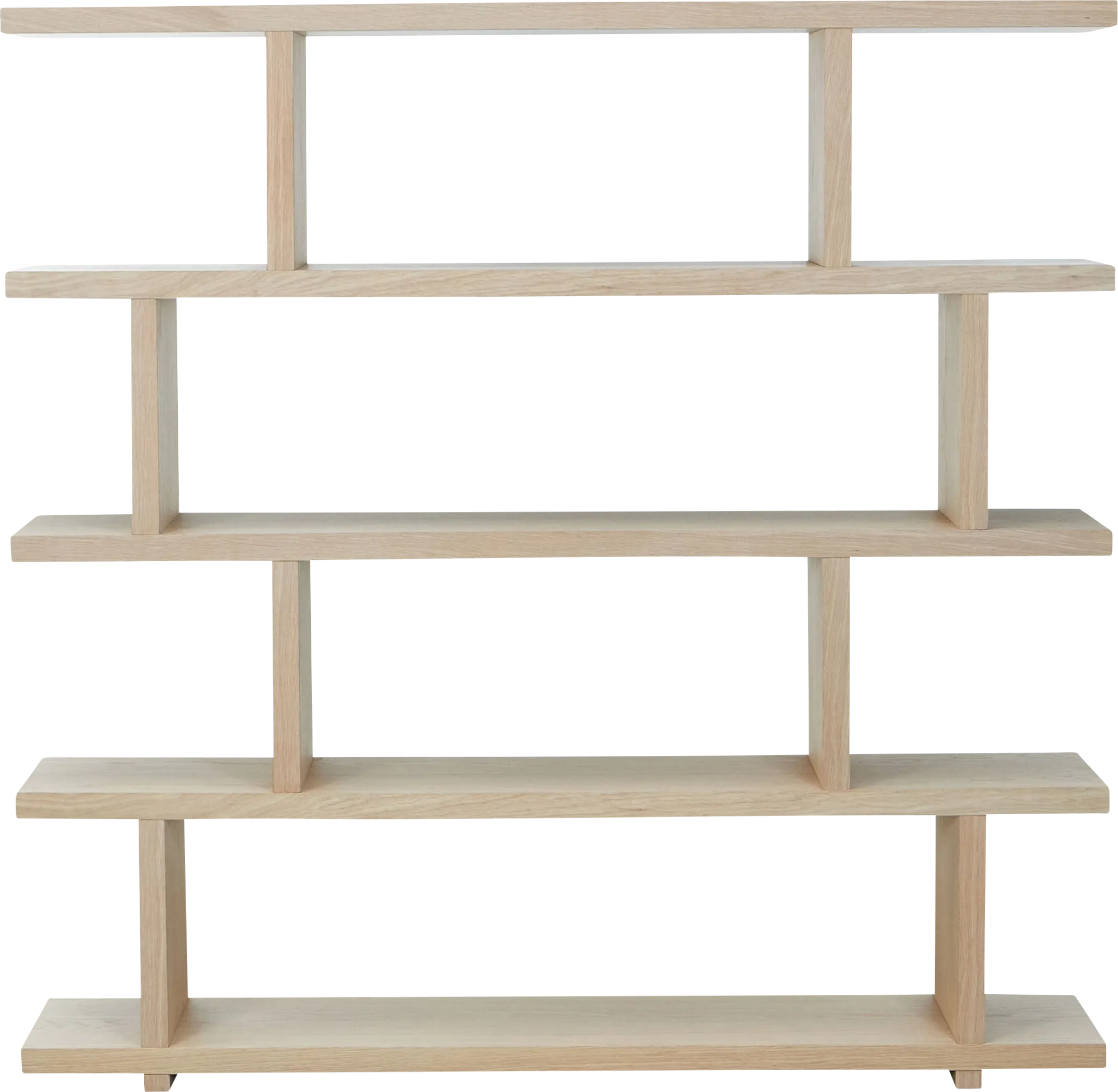 Loic Natural Large Shelf Bookcase - Thumbnail - Image 1