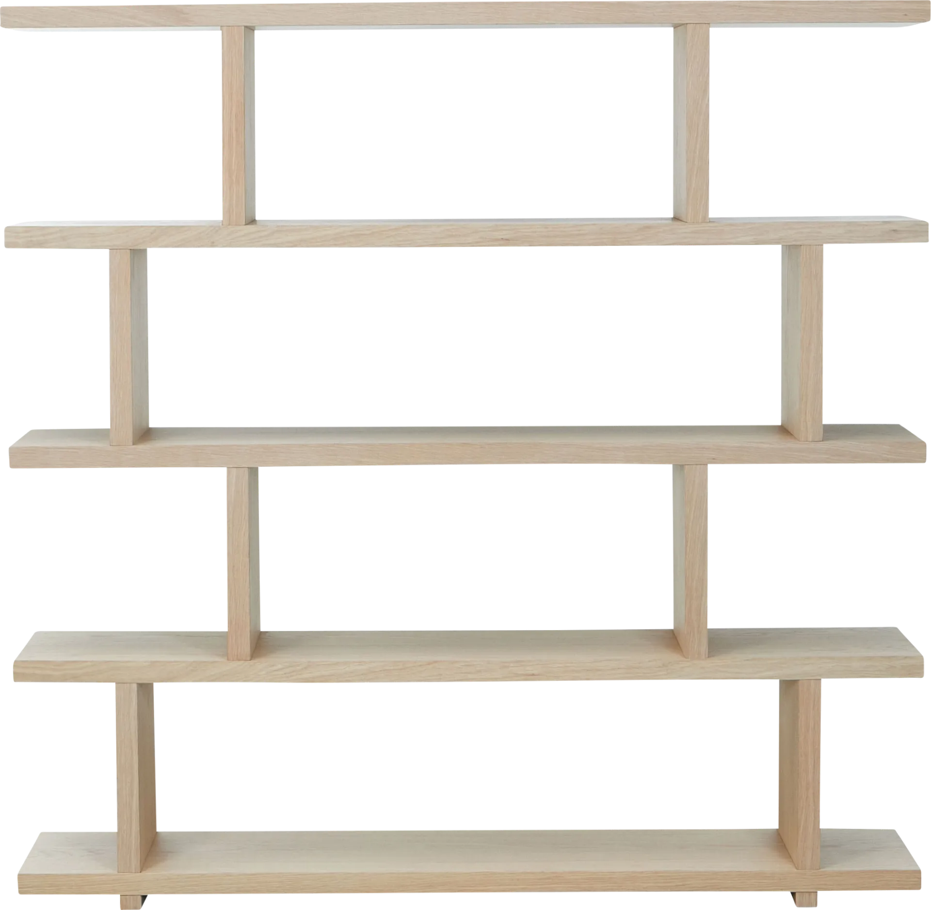 Loic Natural Large Shelf Bookcase - Image 1