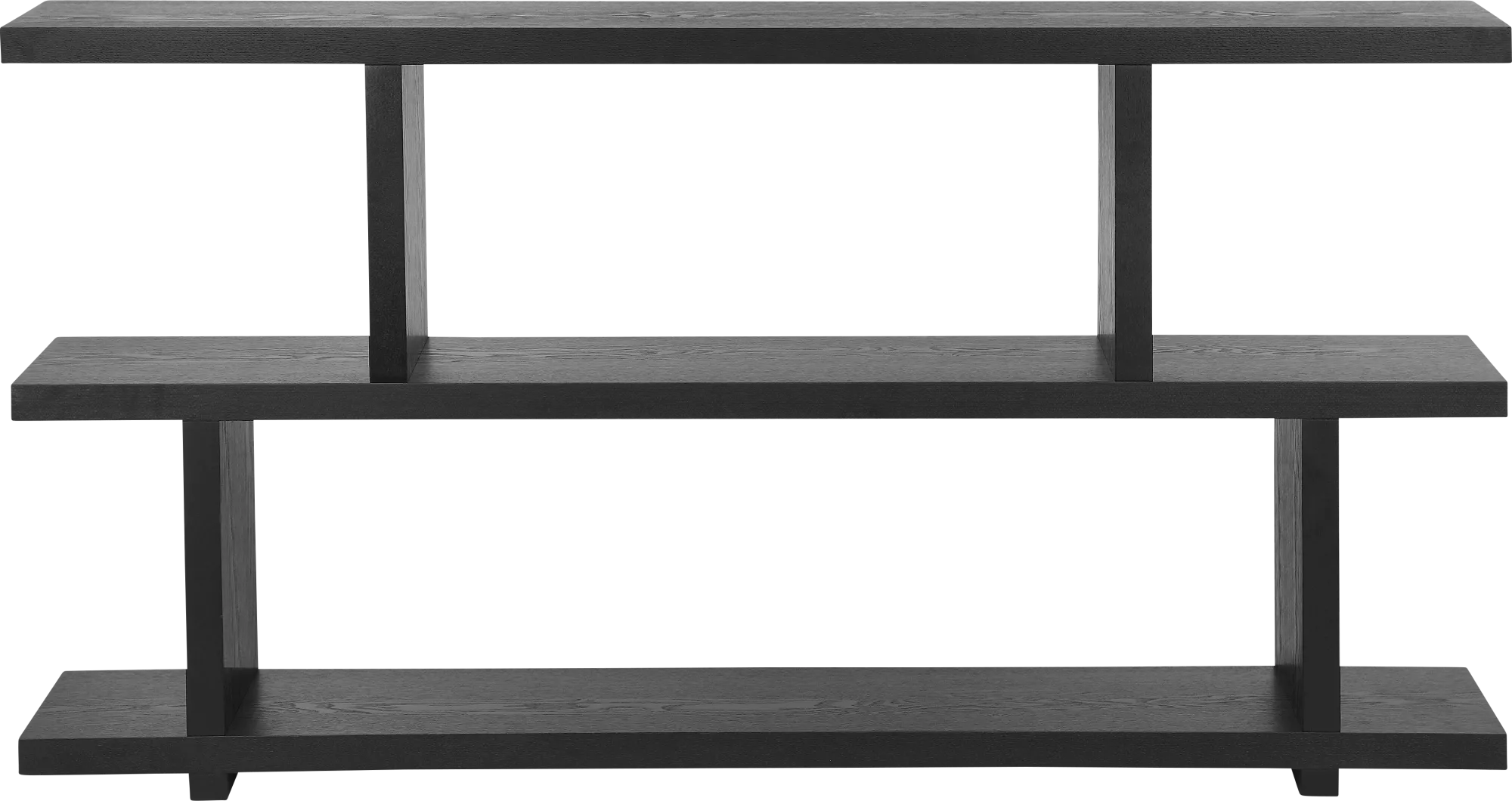 Loic Black Shelf Bookcase - Thumbnail - Image 1