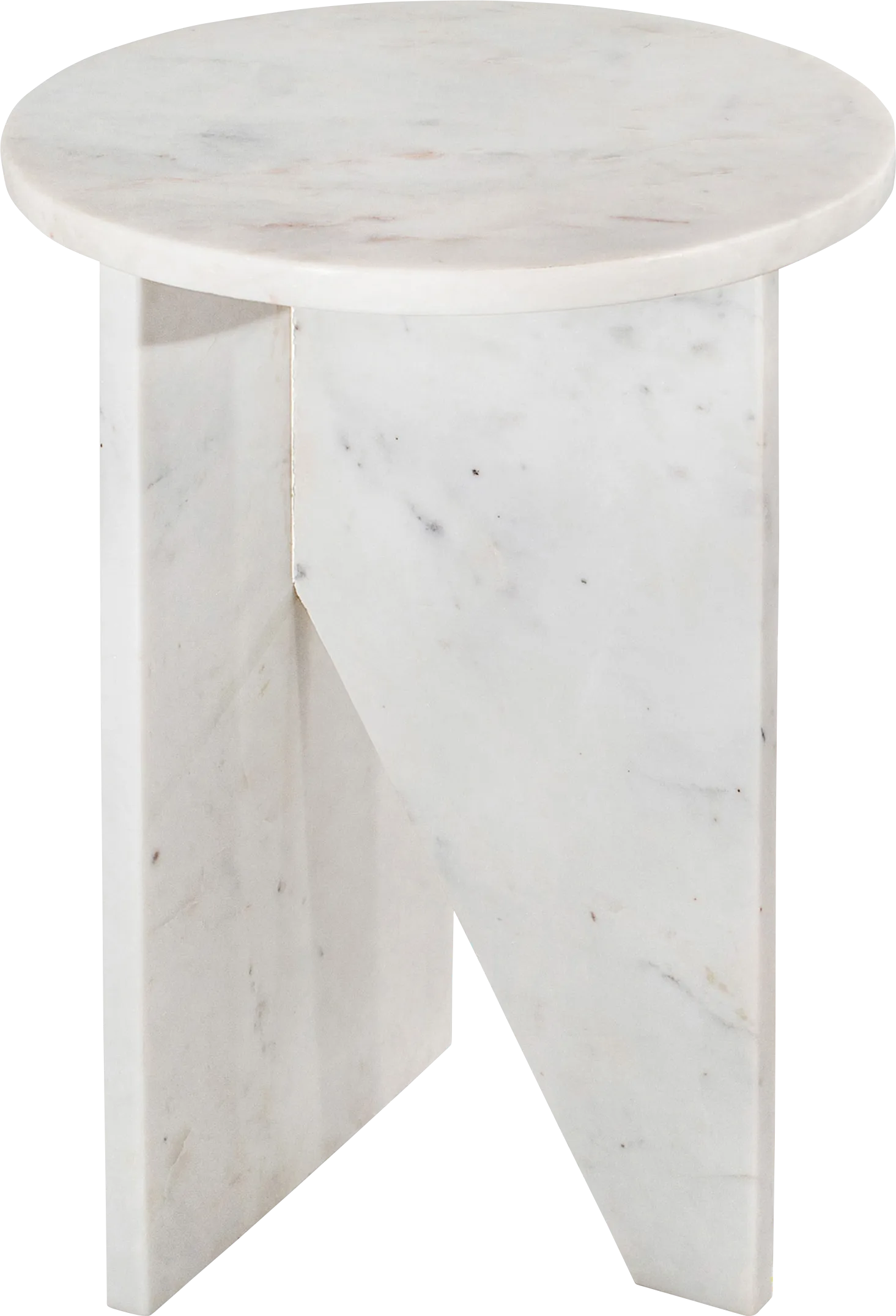 Lorent White End Table - Thumbnail - Image 1