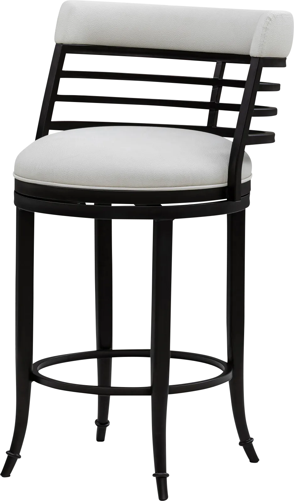 Gossi White Counter Height Stool - Thumbnail - Image 1