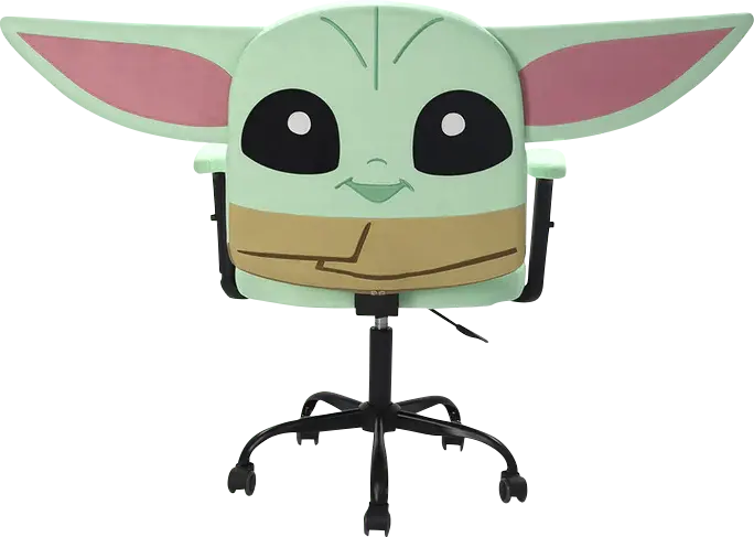 Kids Grogu Green Swivel Chair