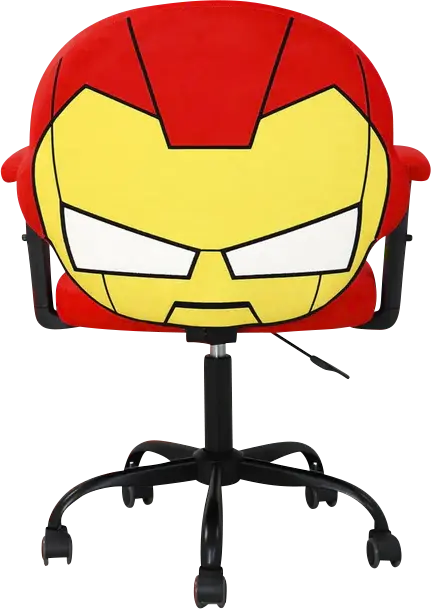 Kids Iron Man Red Swivel Chair