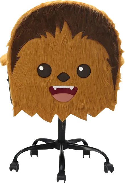 Kids Chewbacca Brown Swivel Chair - Image 1