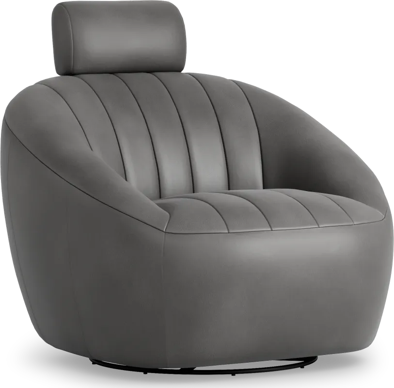 Kids Cloud9 Charcoal Swivel Chair