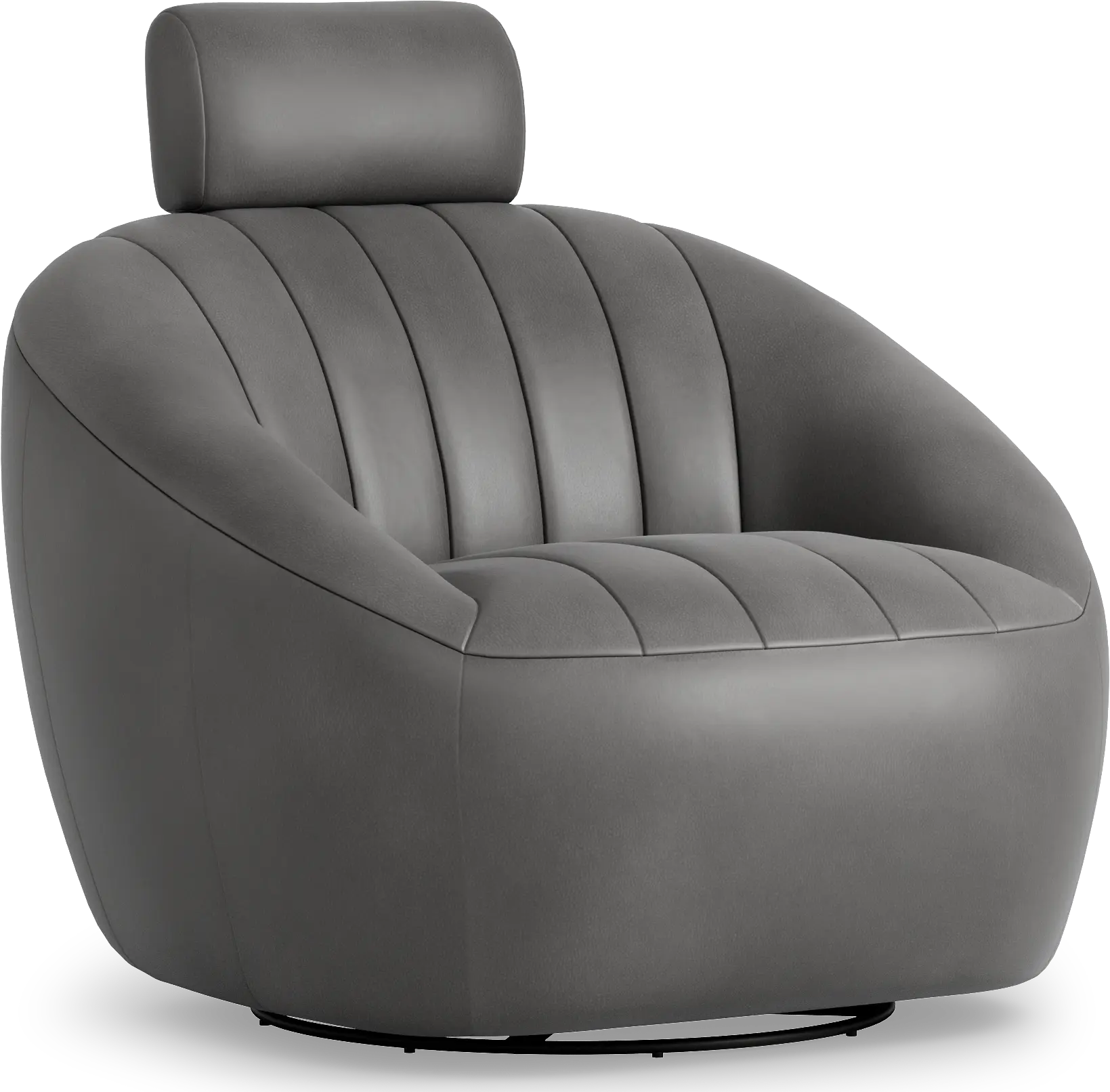 Kids Cloud9 Charcoal Swivel Chair