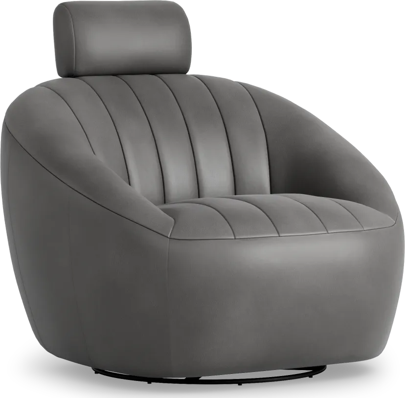 Kids Cloud9 Charcoal Swivel Chair