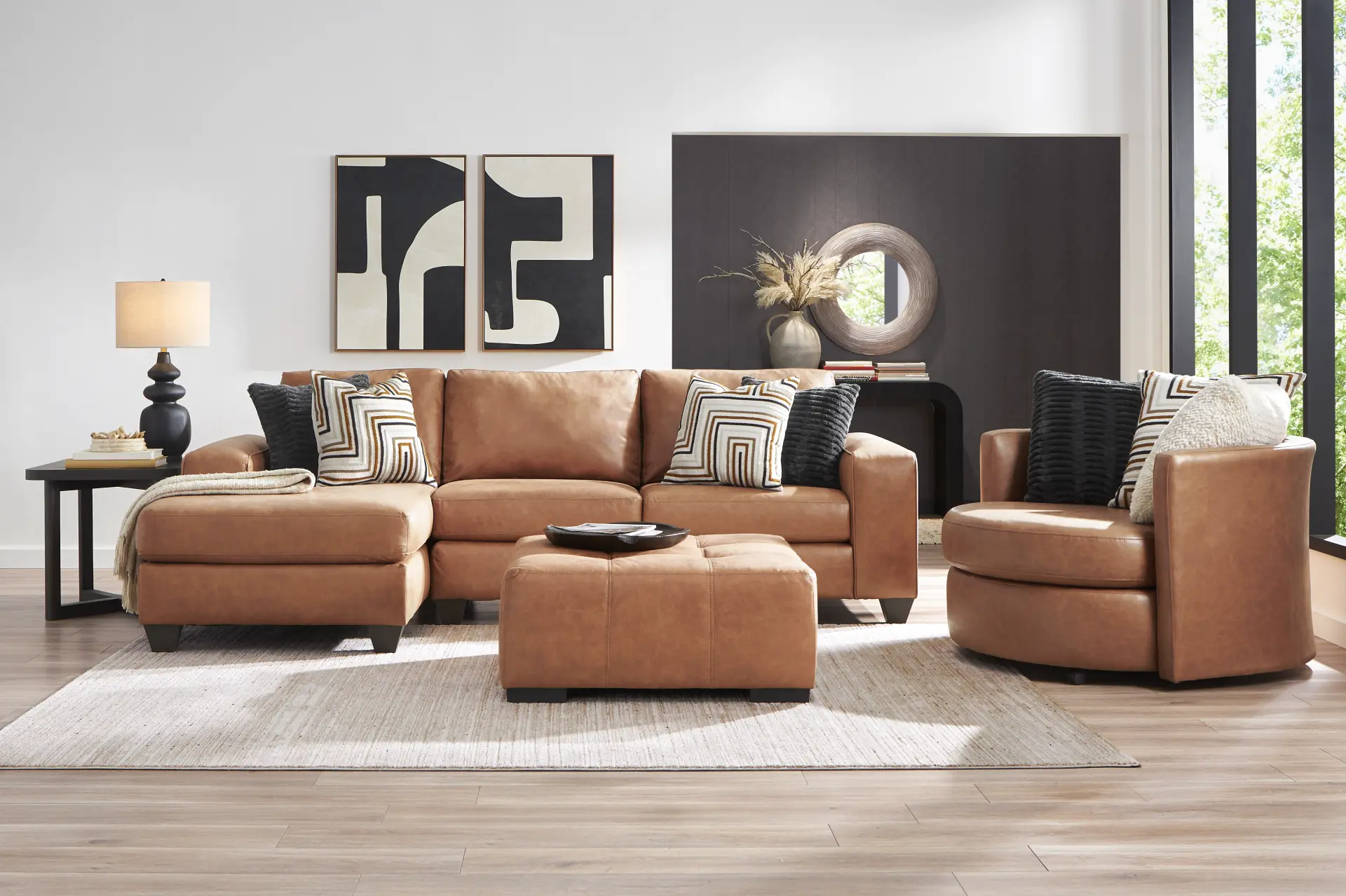 Westcott Brown 2 Pc Sectional