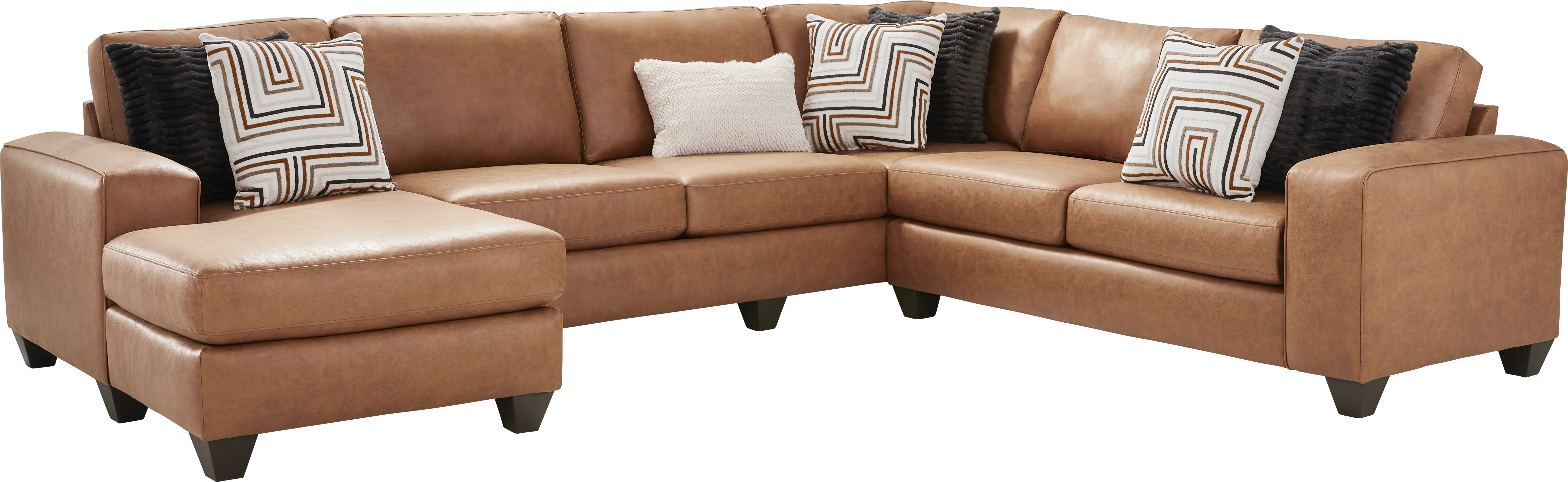 Westcott Brown 3 Pc Sectional - Image 2