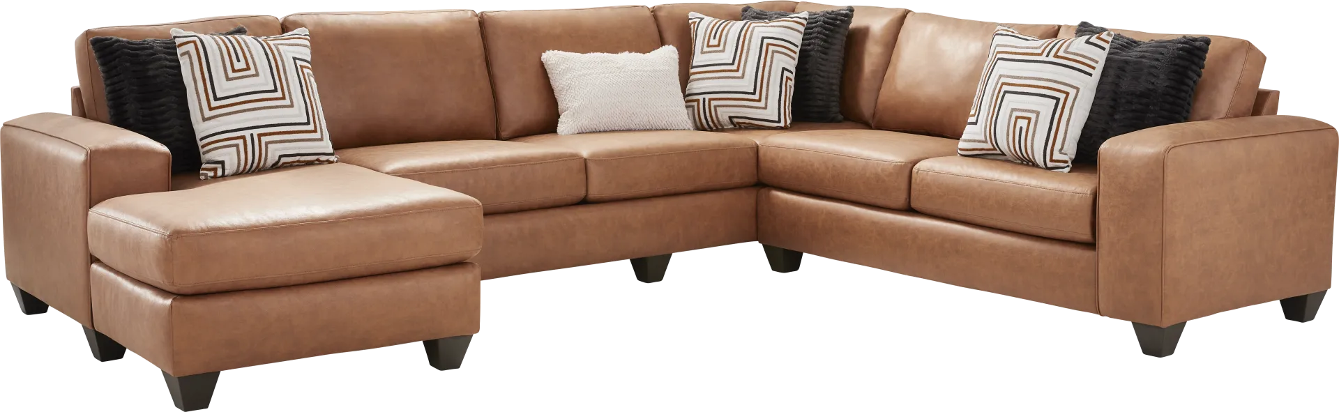 Westcott Brown 3 Pc Sectional - Image 2