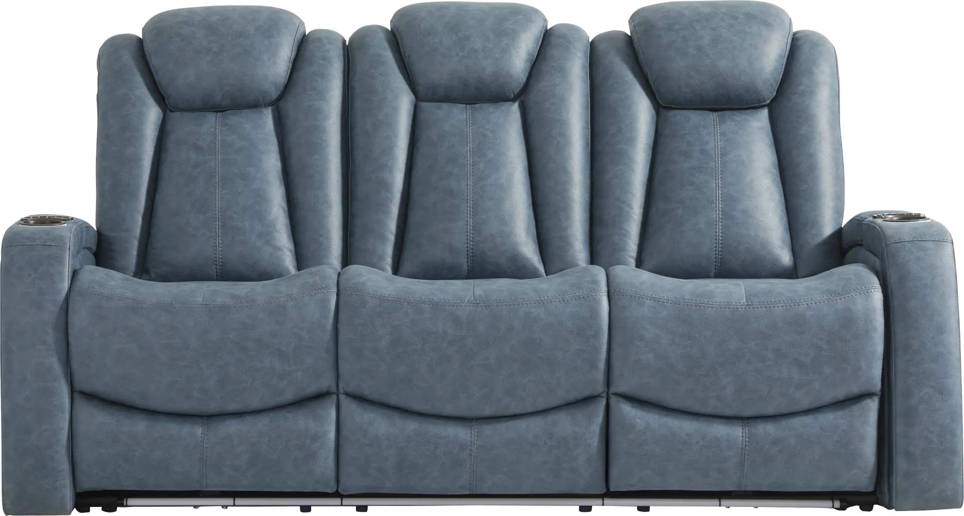 Dumont Cobalt Dual Power Reclining Sofa