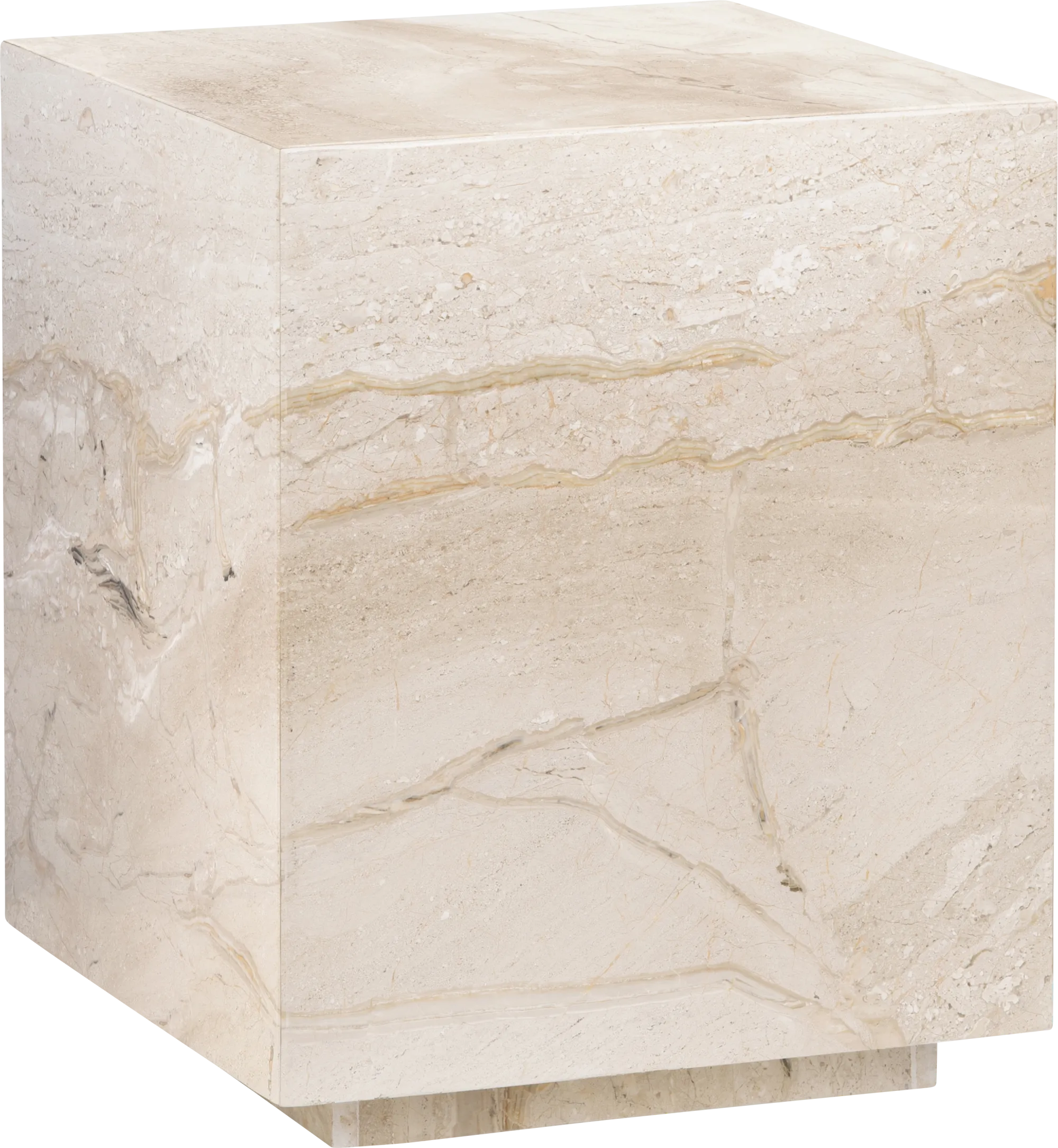 Cayne Beige End Table - Image 1