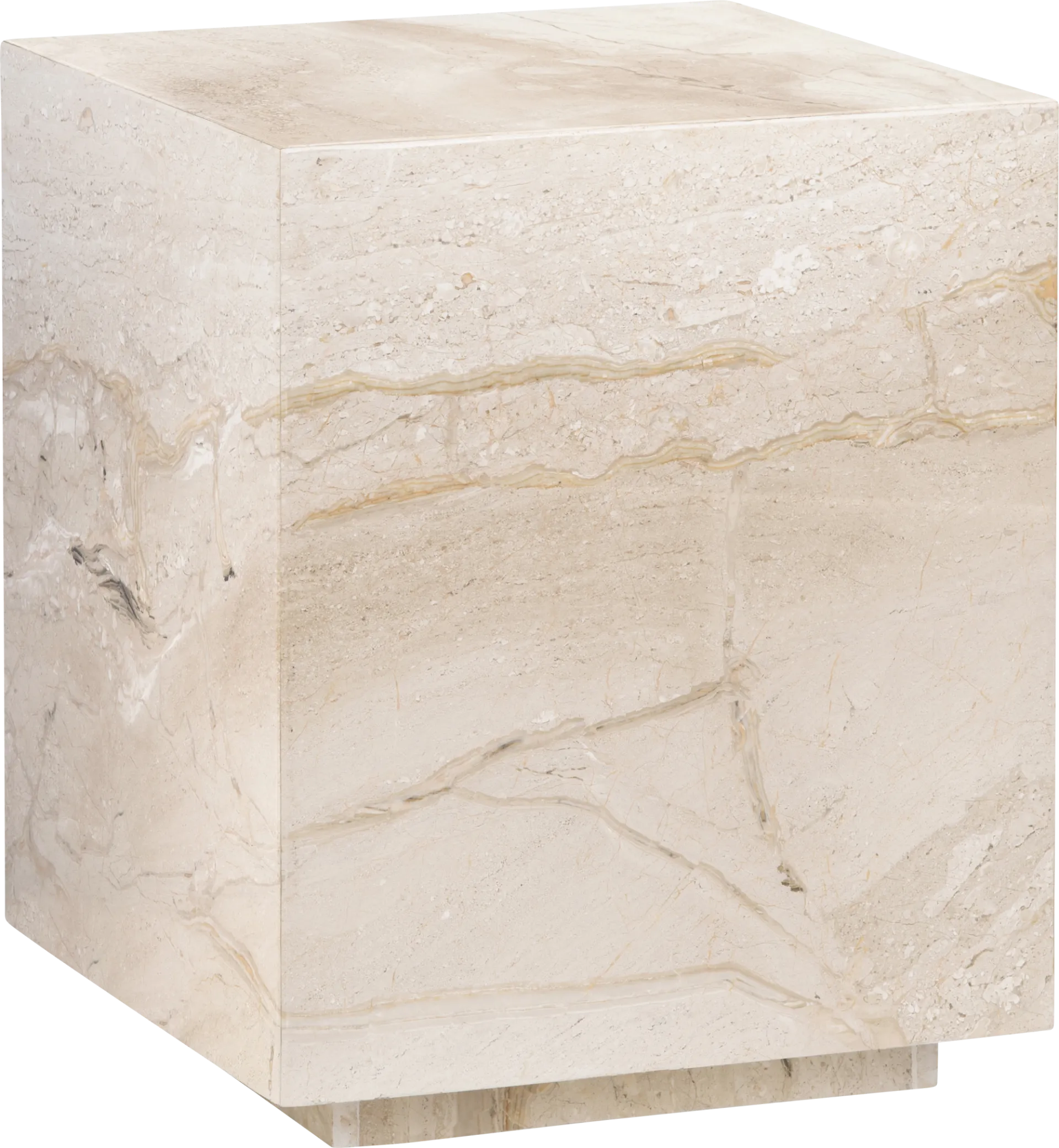 Cayne Beige End Table - Image 1