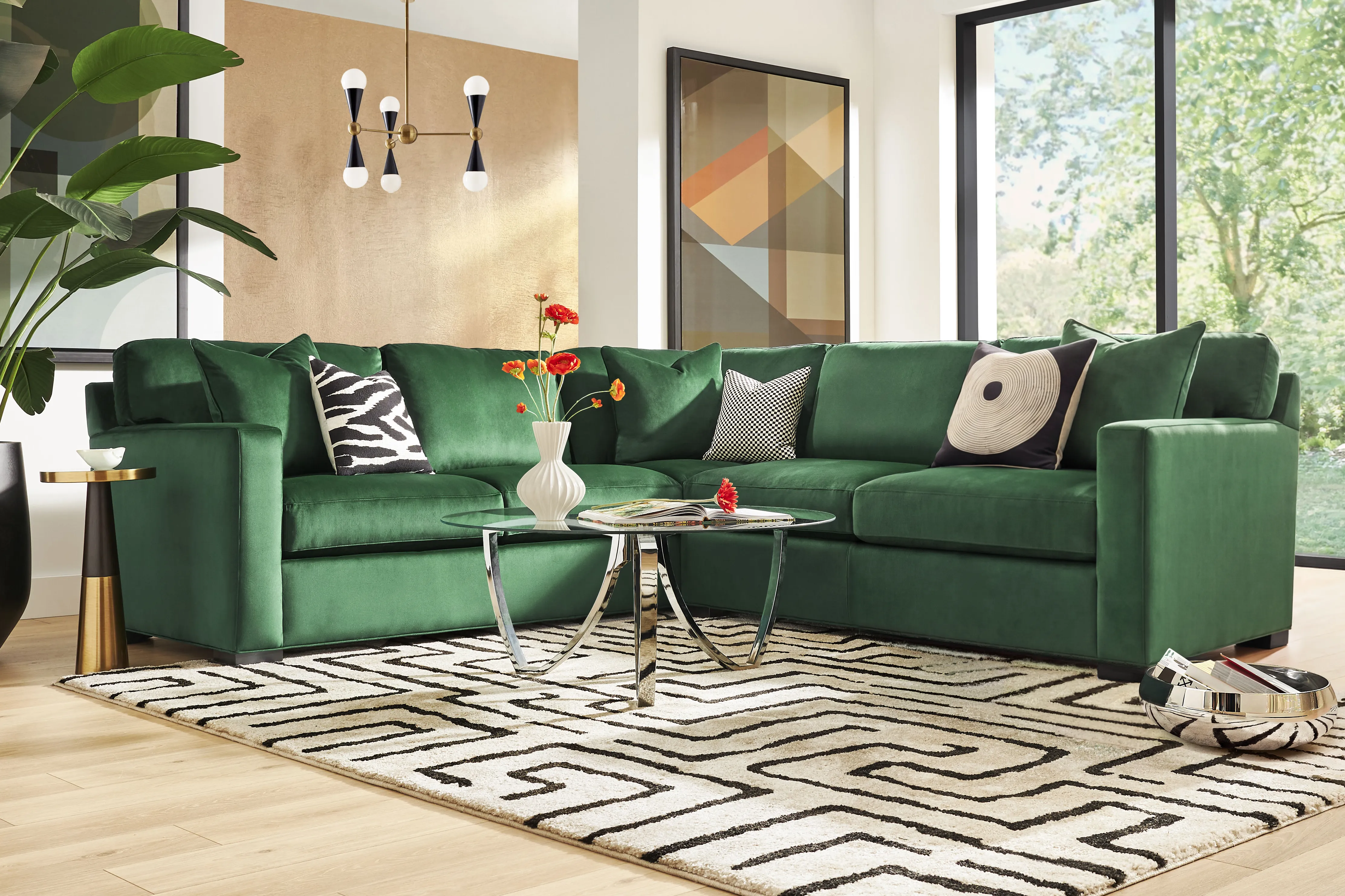 Harmonie Emerald 2 Pc Sectional - Image 1