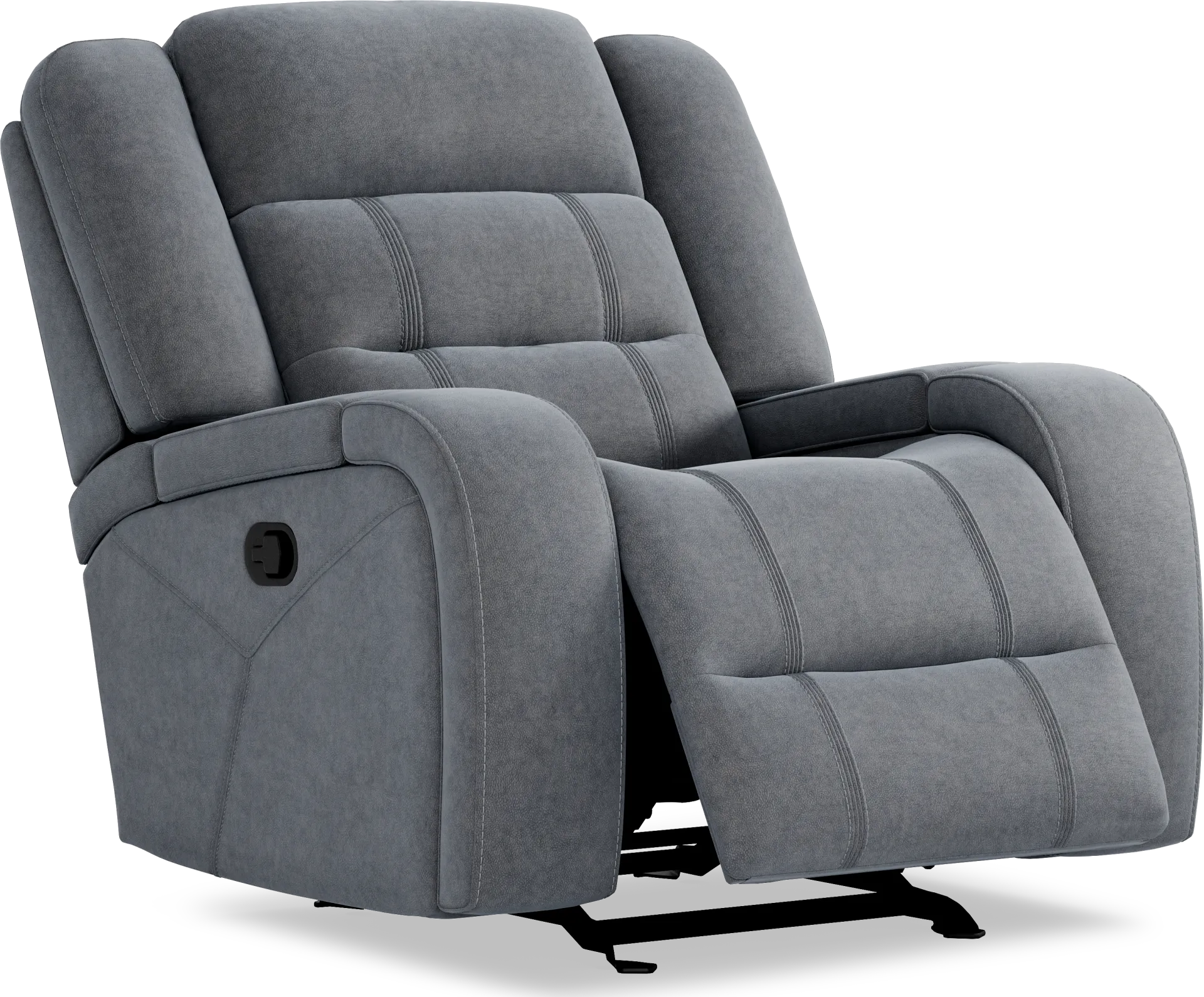 McKinley Graphite Glider Recliner - Image 1