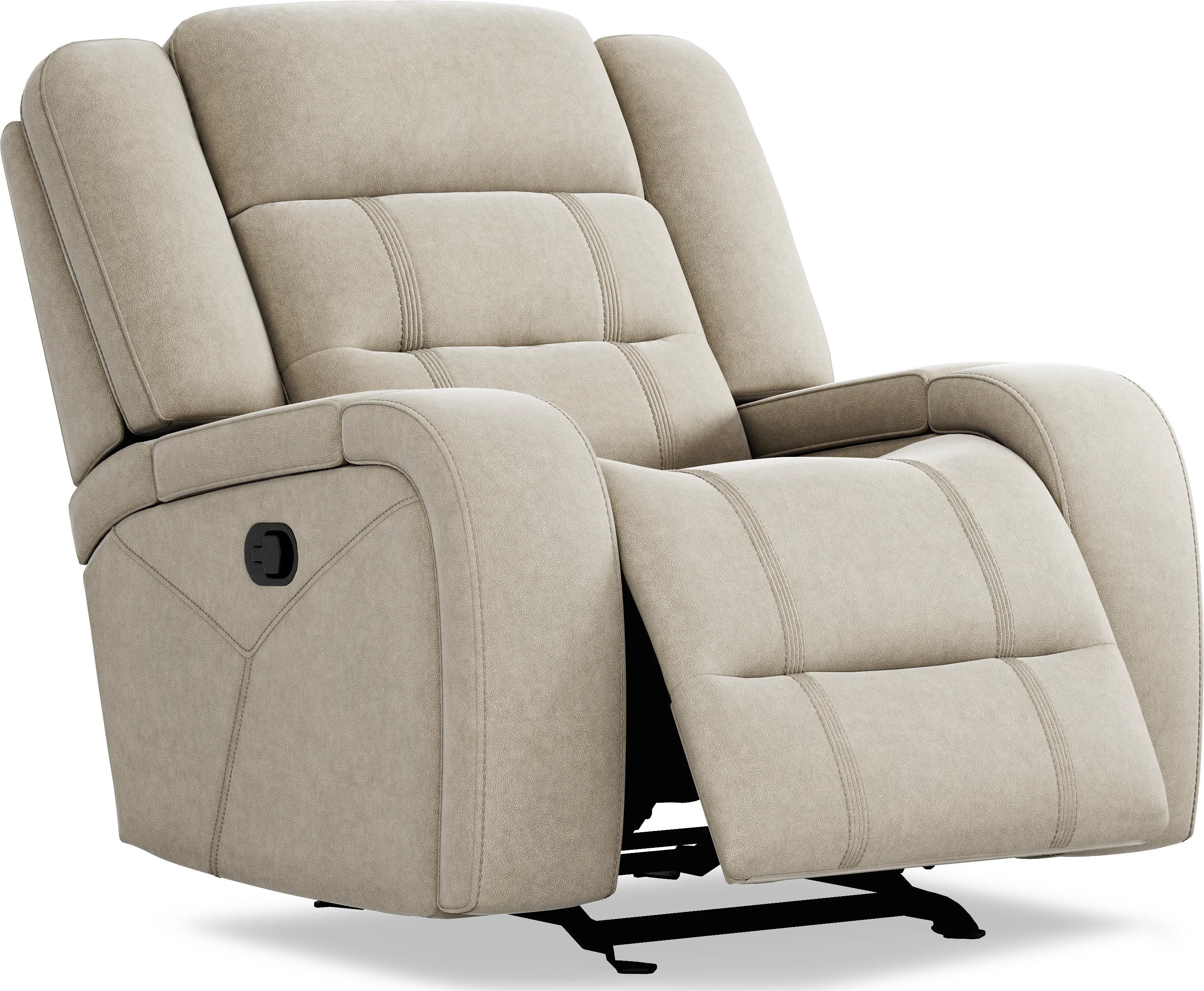 McKinley Beige 3 Pc Reclining Living Room - Thumbnail - Image 13