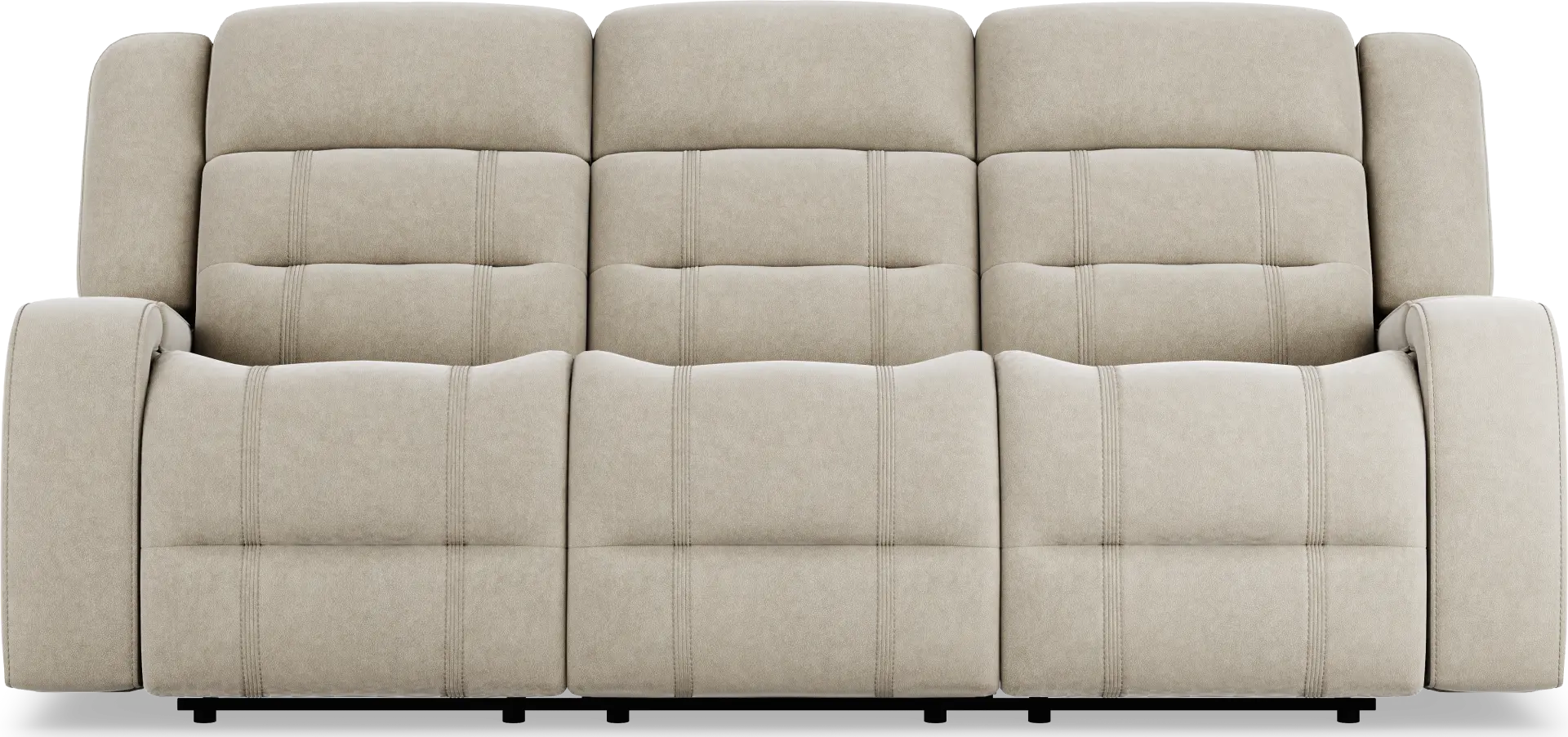 McKinley Beige Power Reclining Sofa
