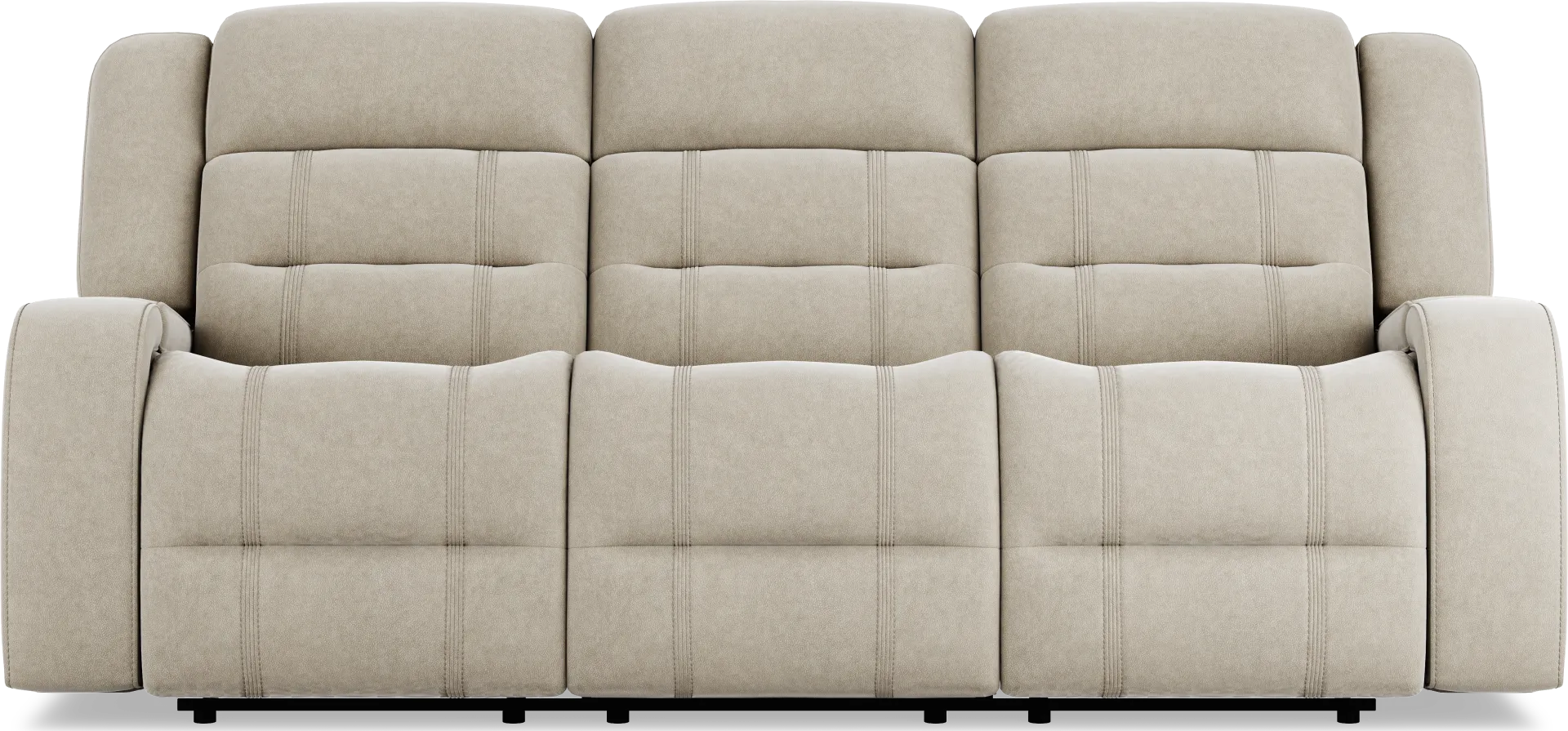 McKinley Beige 3 Pc Reclining Living Room - Image 2