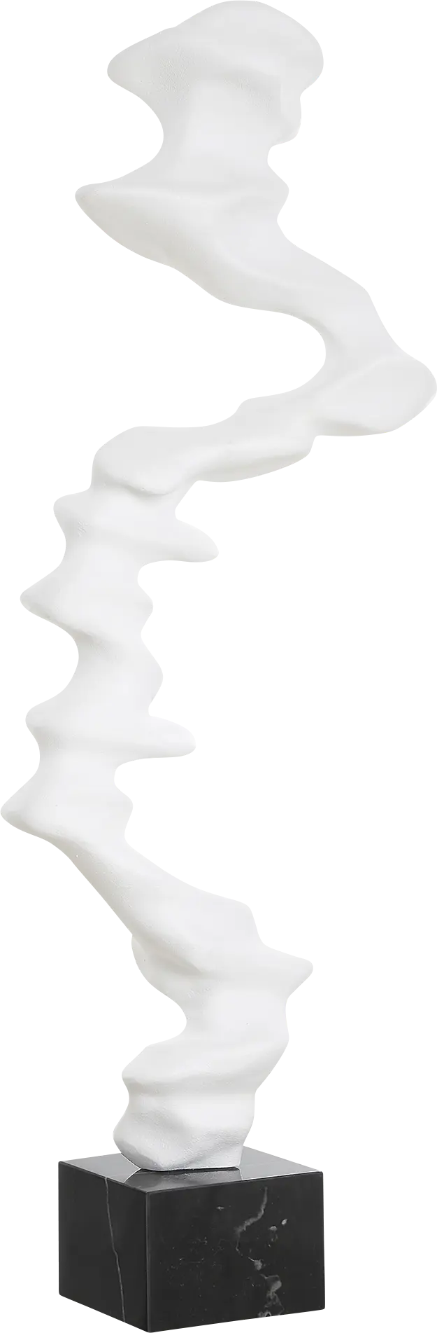 Fauzi White Outdoor Sculpture