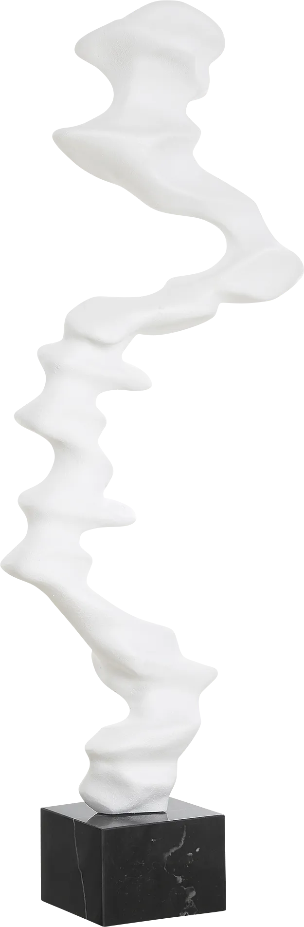 Fauzi White Outdoor Sculpture - Image 1