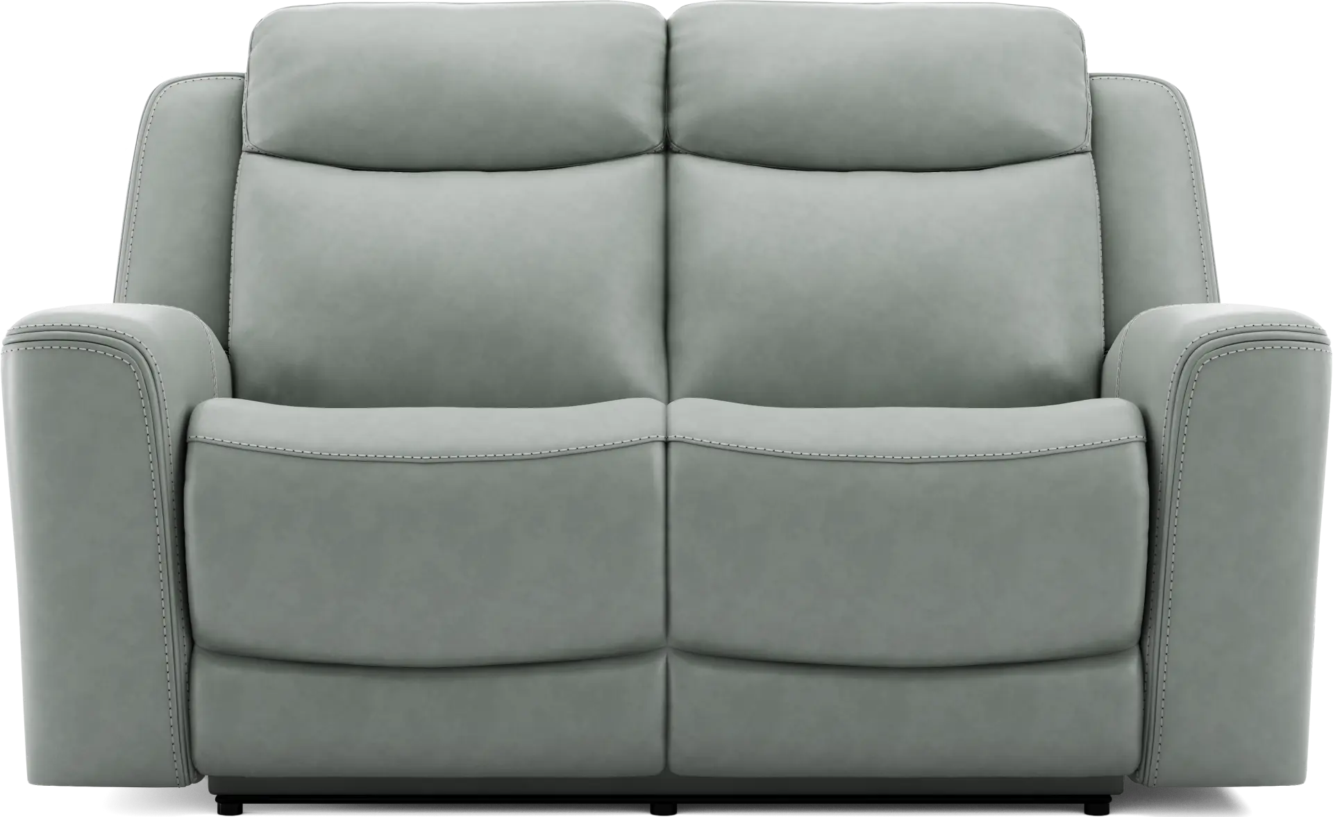 Davidson Arctic Leather Loveseat