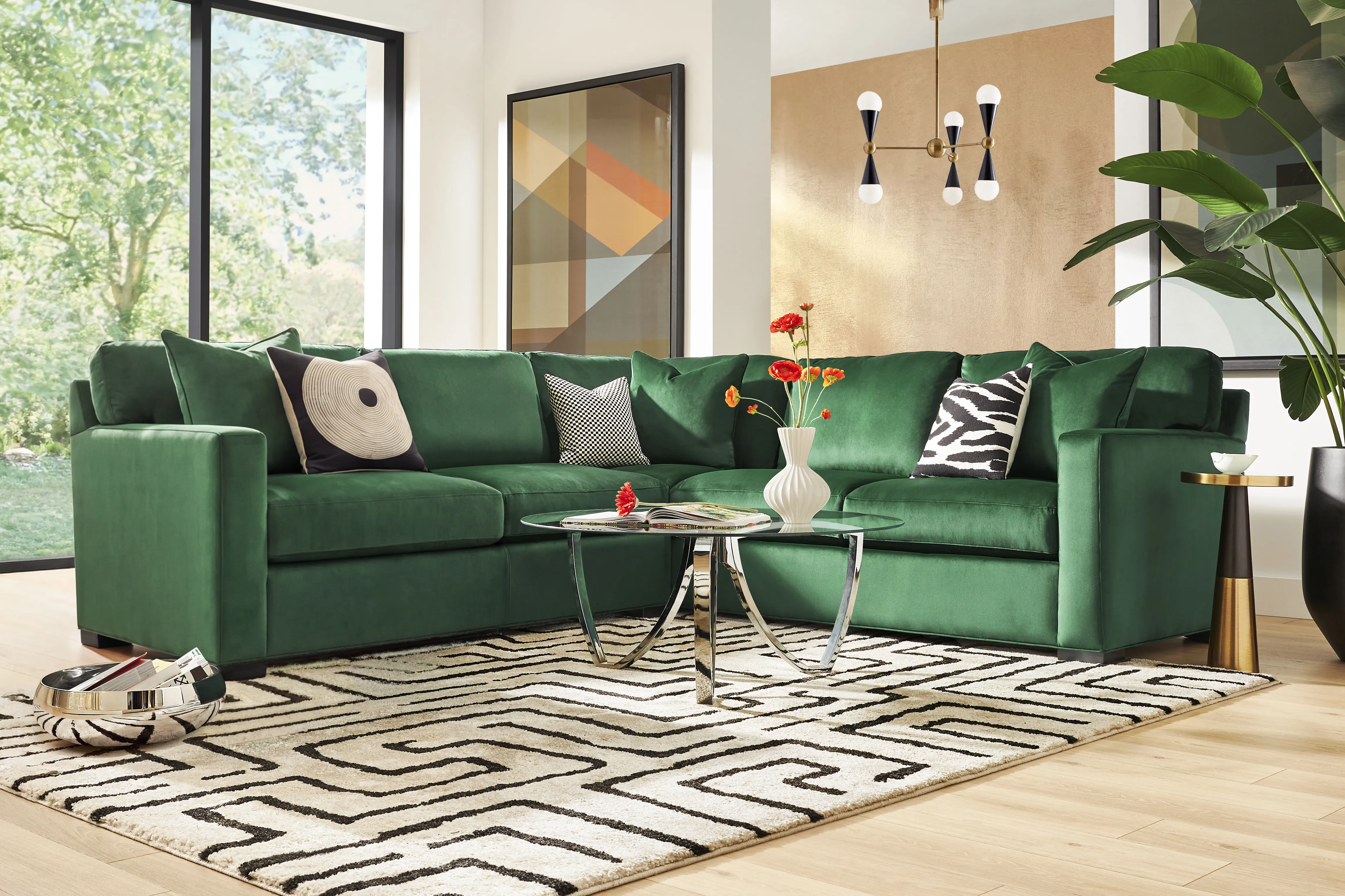 Harmonie Emerald 2 Pc Sectional - Image 1