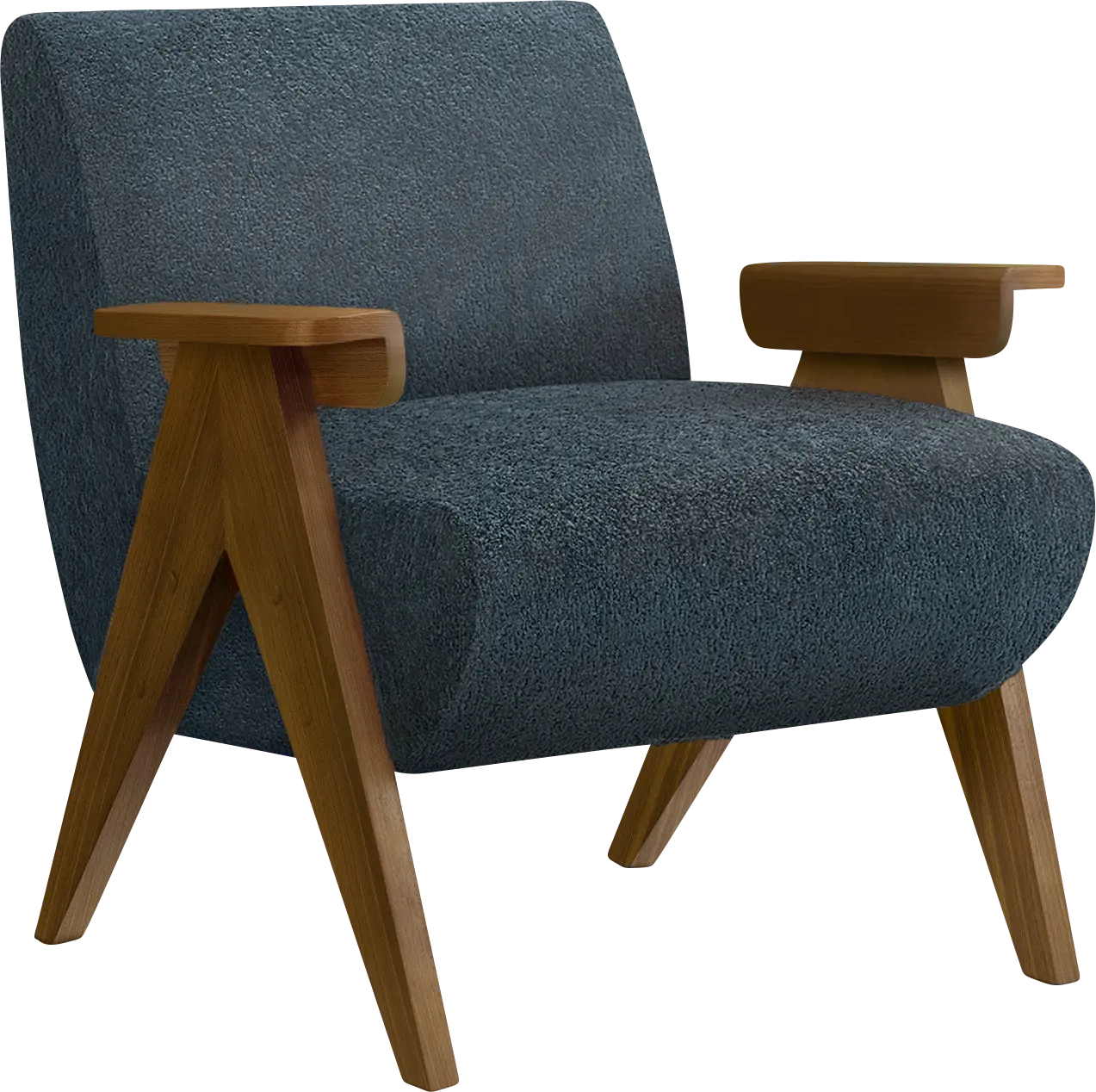 Injia Blue Accent Chair
