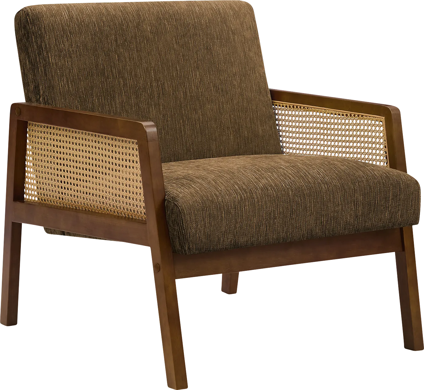 Pupun Brown Accent Chair - Thumbnail - Image 1