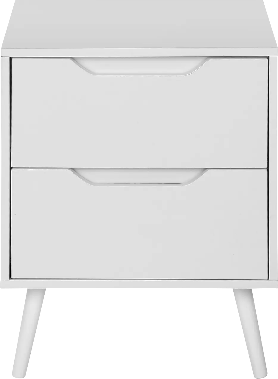 Timbrell White End Table