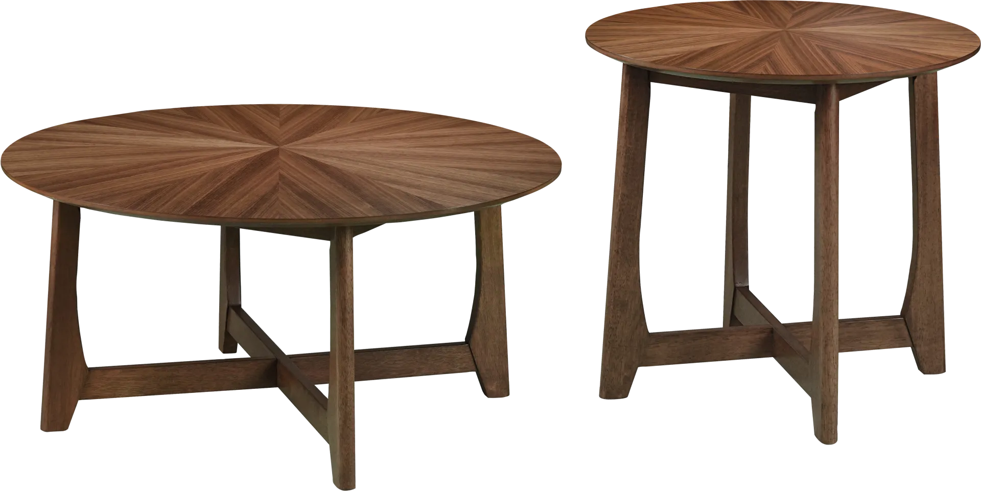 Marsden Walnut-Color 2 Pc Table Set - Image 1