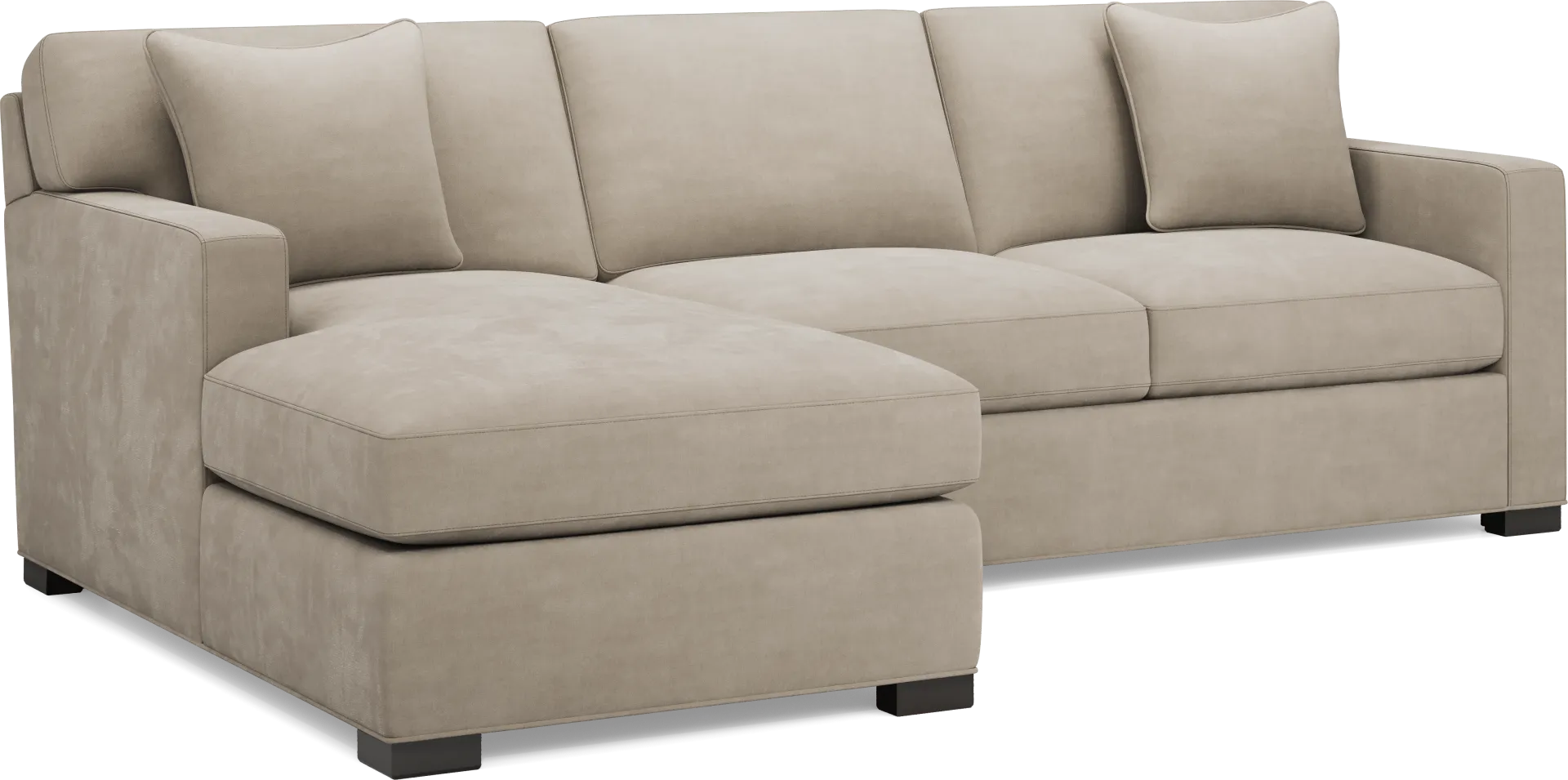Harmonie Light Taupe 2 Pc Sectional - Image 2