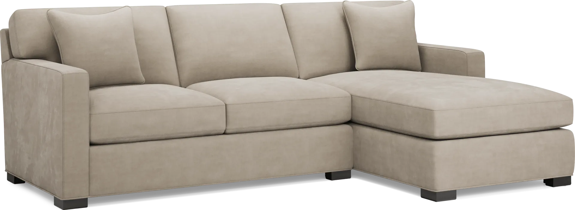 Harmonie Light Taupe 2 Pc Sectional - Image 2