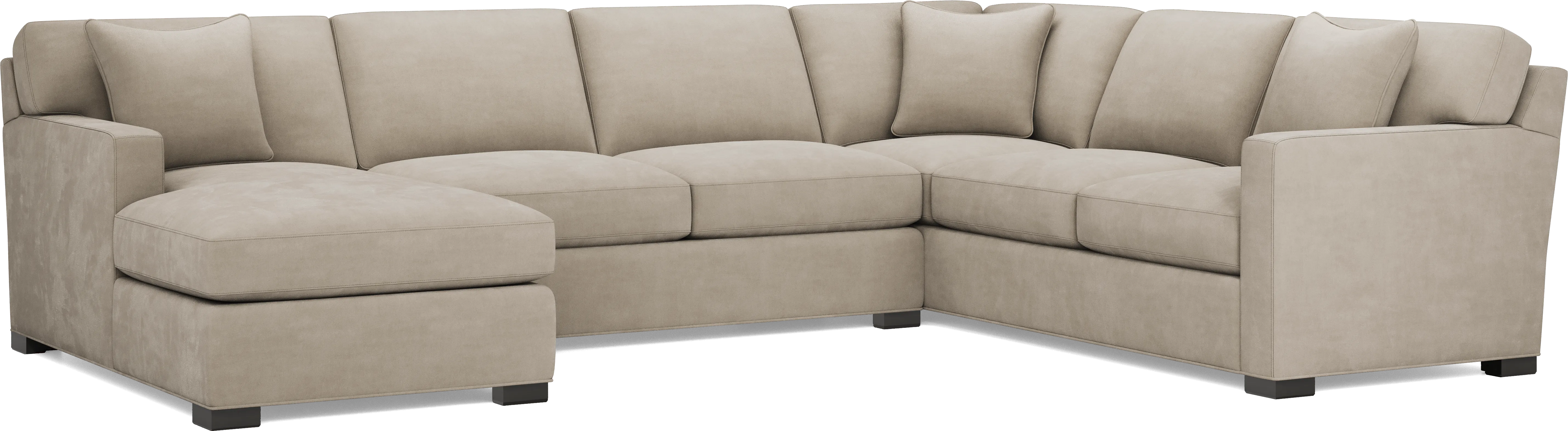Harmonie Light Taupe 3 Pc Sectional - Image 2